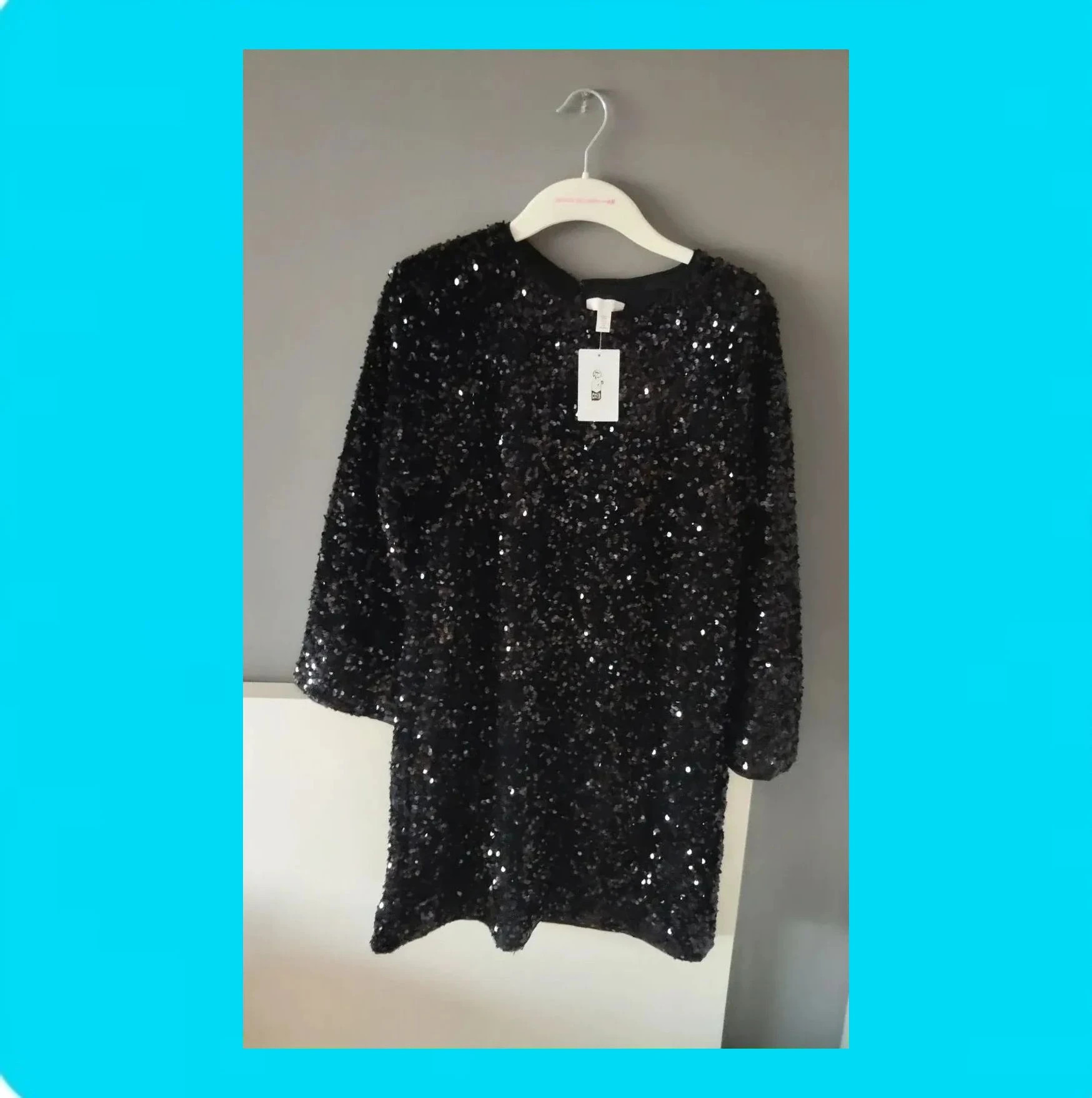 🩷 Espectacular Vestido Lentejuelas 🩷 – H&M – taille M / 38 / 10 2