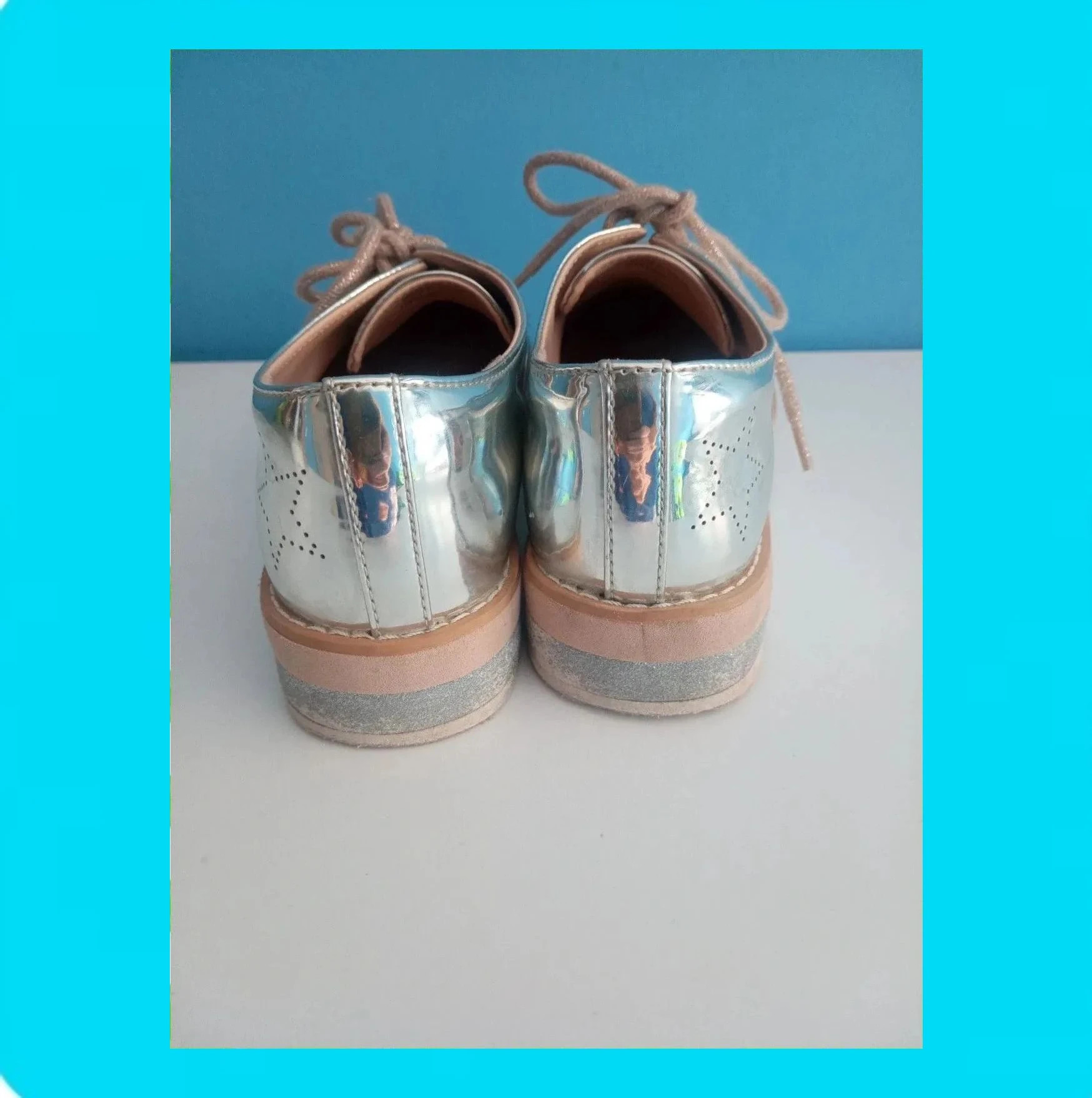 🩷 Preciosos Zapatos Niña Plateados 🩷 – Lefties – taille 35 5