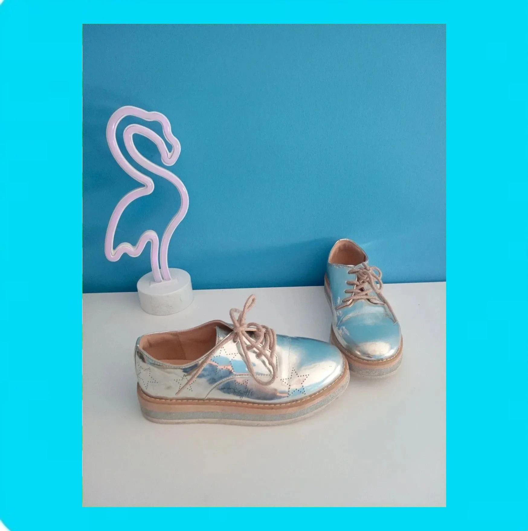 🩷 Preciosos Zapatos Niña Plateados 🩷
