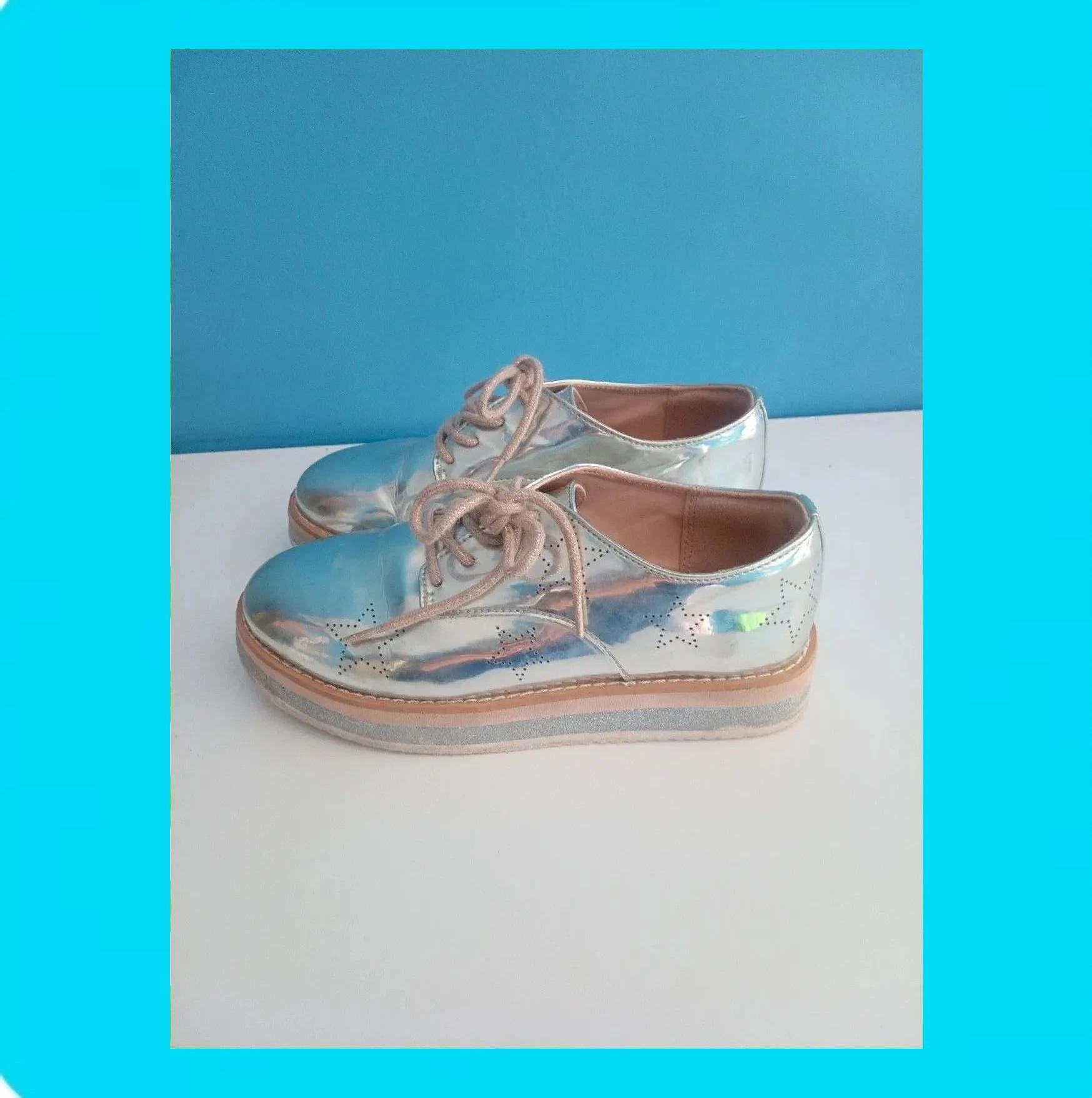 🩷 Preciosos Zapatos Niña Plateados 🩷 – Lefties – taille 35 4