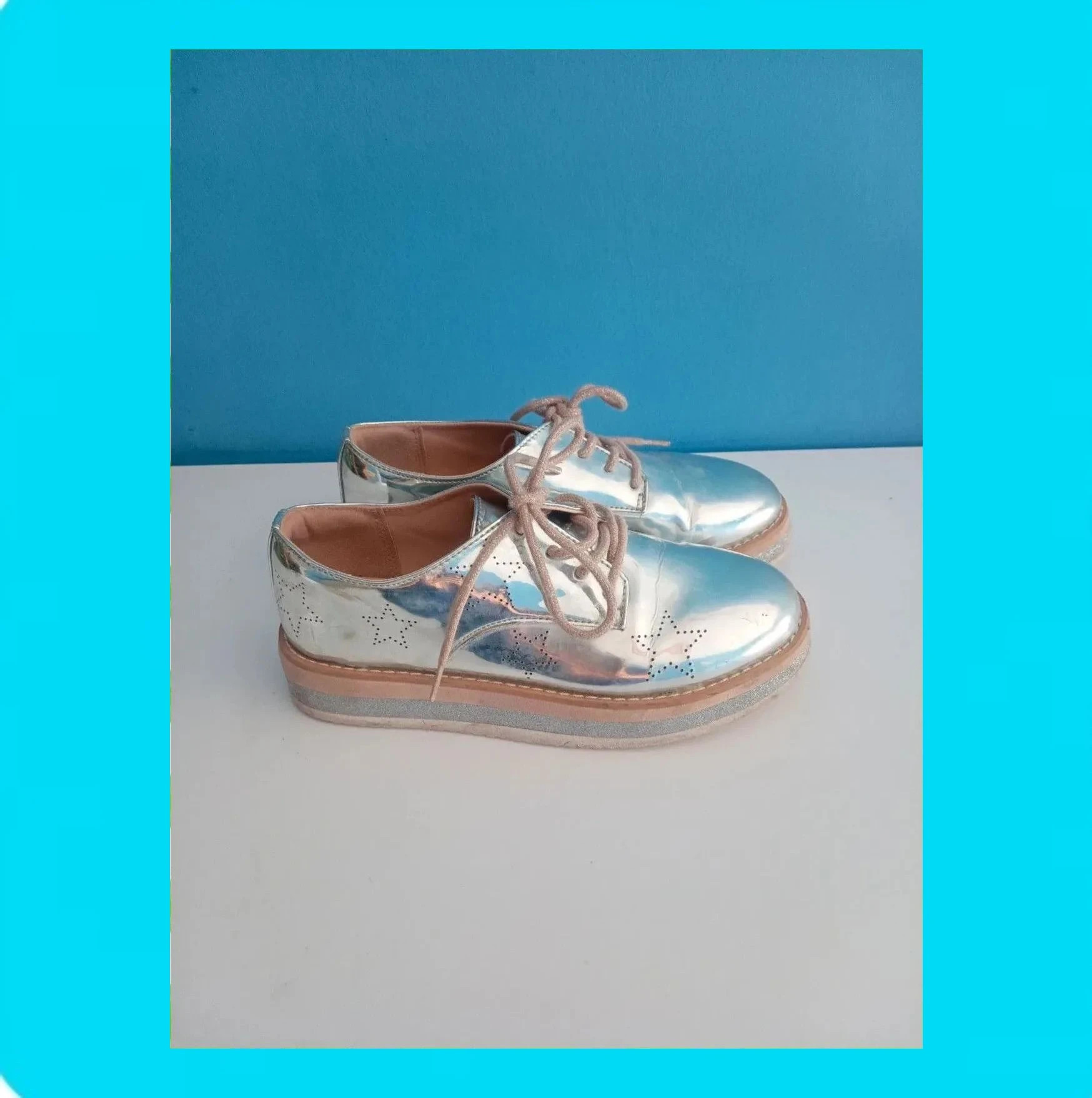 🩷 Preciosos Zapatos Niña Plateados 🩷 – Lefties – taille 35 2