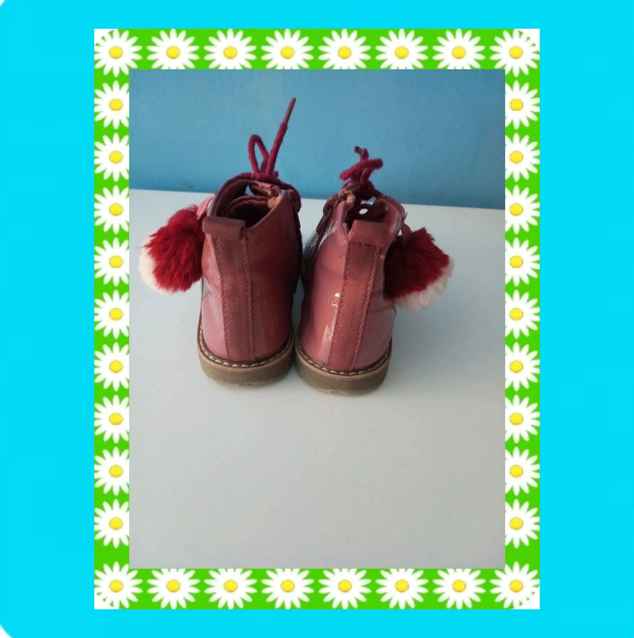 🩷 Preciosas Botas Zara Niña Con Pompones 🩷 – Zara – taille 24 4
