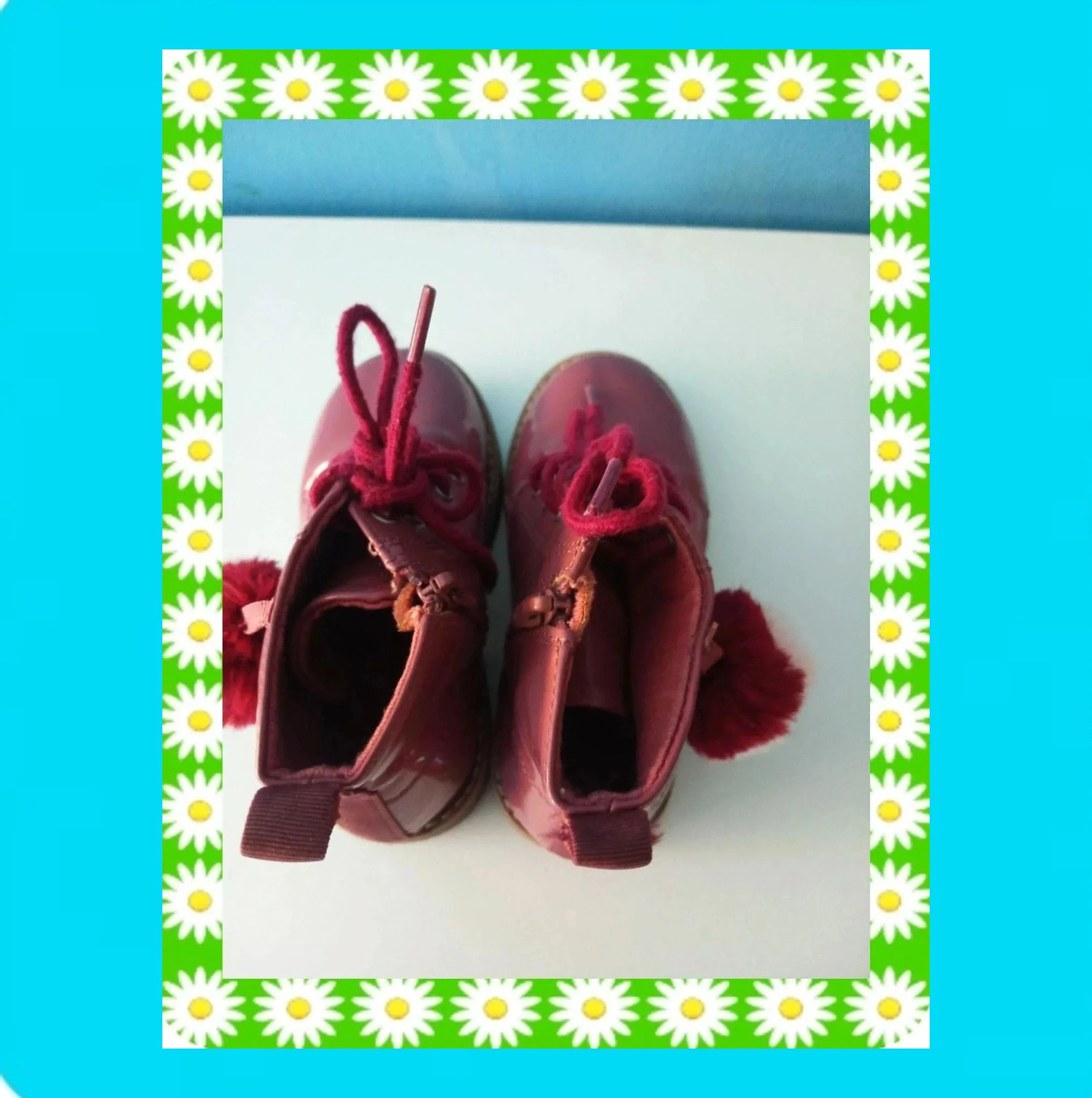🩷 Preciosas Botas Zara Niña Con Pompones 🩷 – Zara – taille 24 5