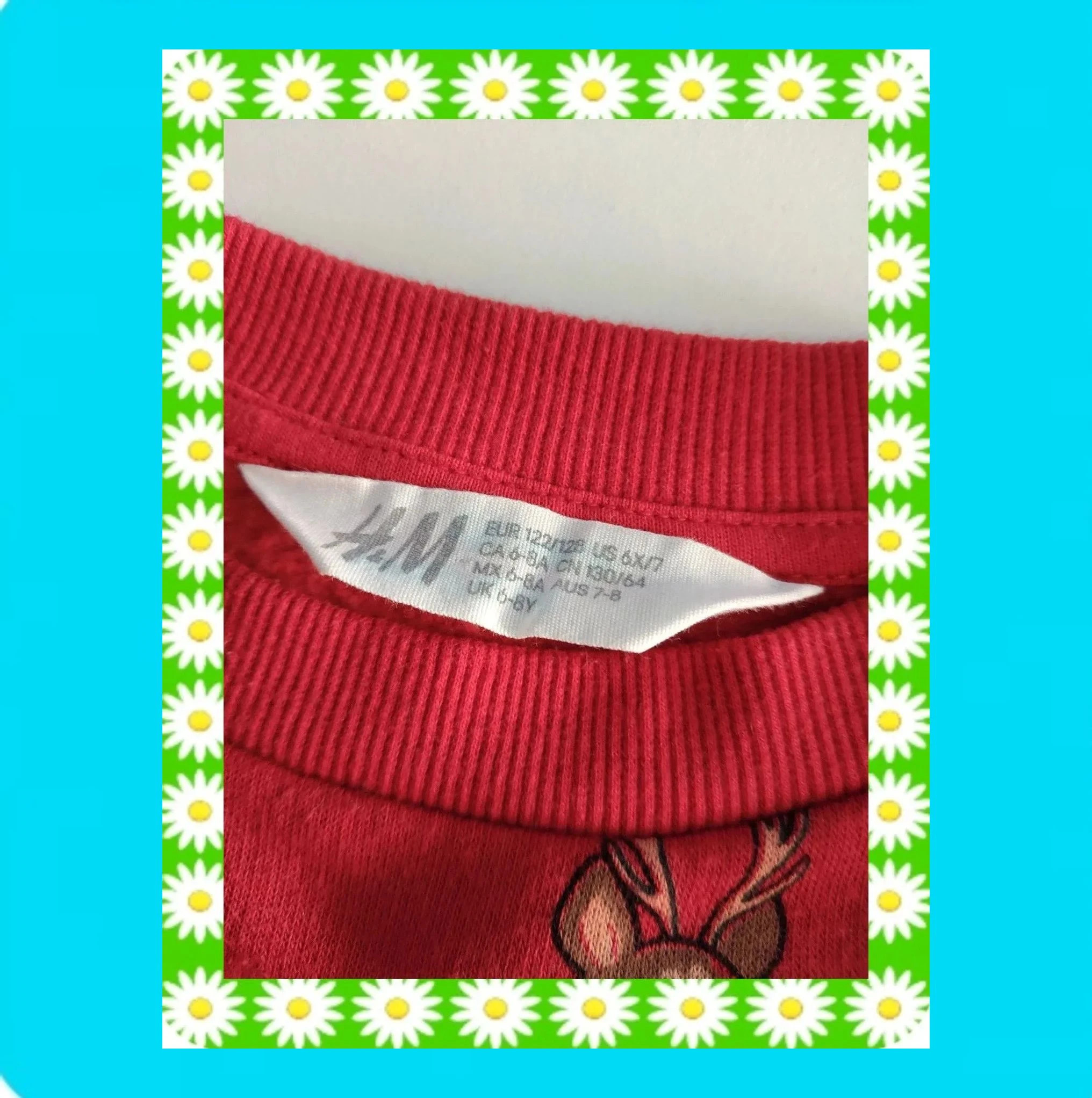 🩷 Bonita Sudadera Niña Con Renos 🩷 – H&M – taille 7 ans / 122 cm 4