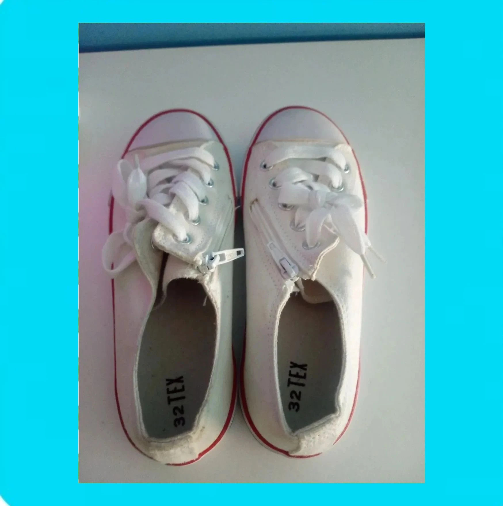 🩷Bonitas Zapatillas Niña Loneta 🩷 – TEX – taille 32 4