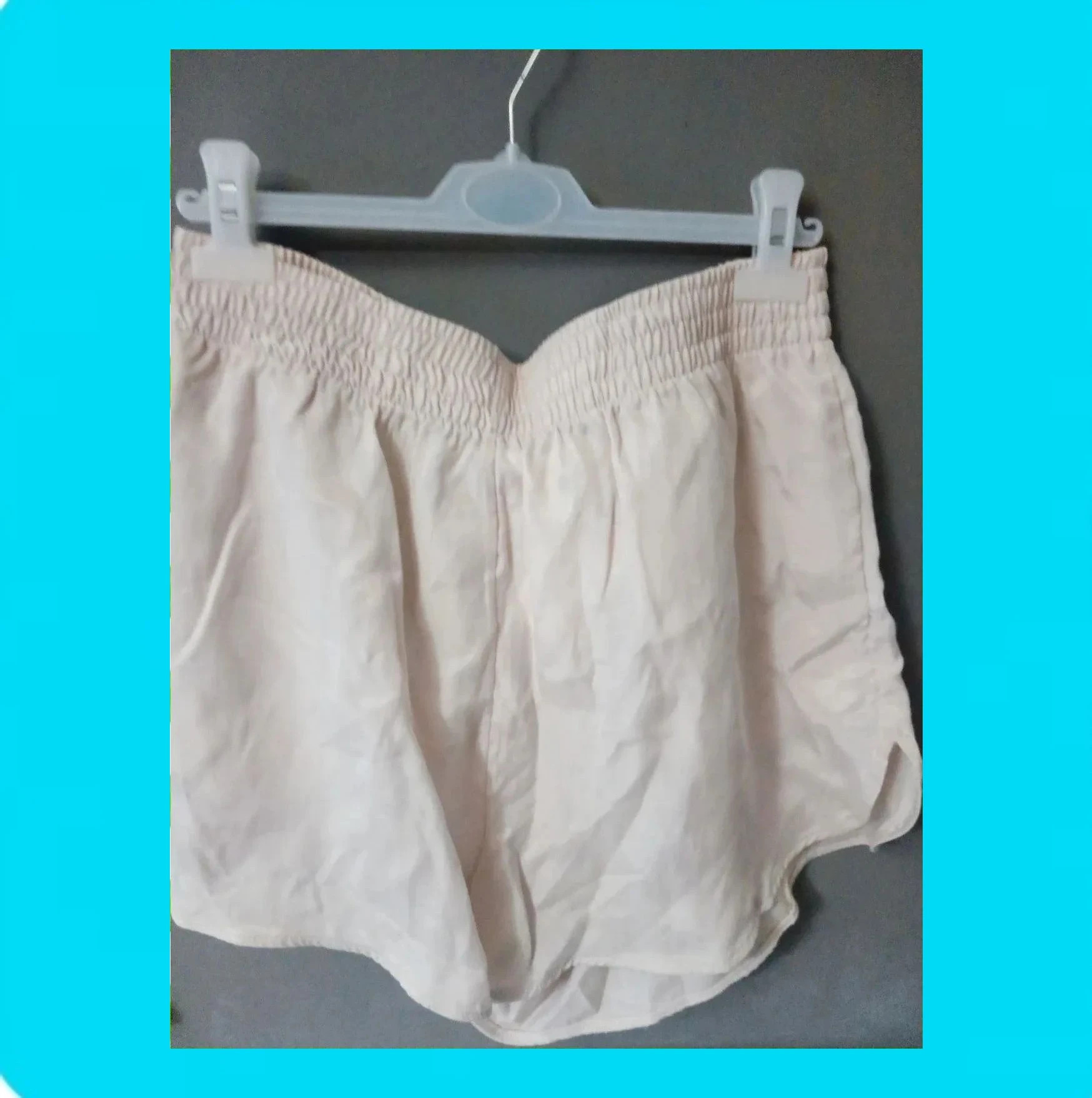 💗 Precioso Pantalón Corto Mujer Satén 💗 – H&M – taille M / 38 / 10 2