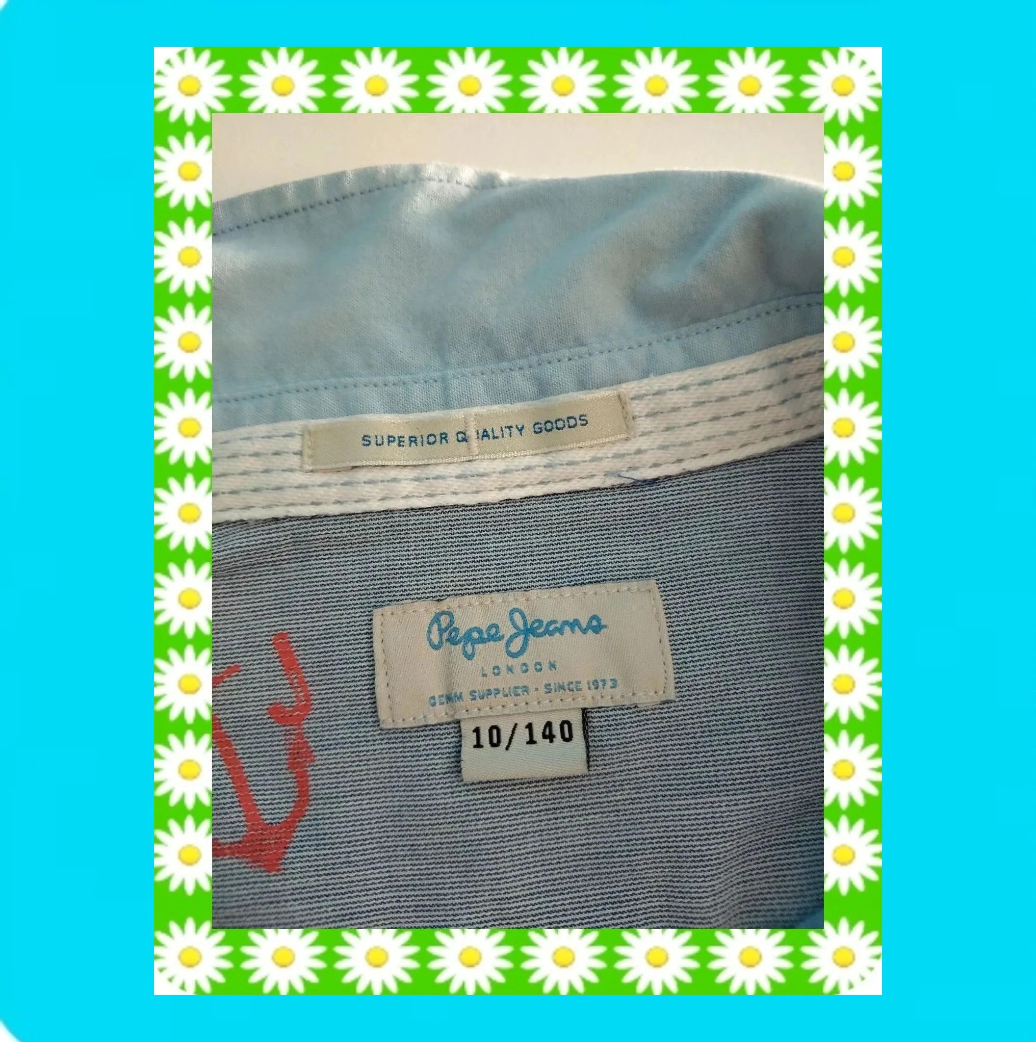 🩵 Preciosa Camisa Niño Pepe Jeans 🩵 – Pepe Jeans – taille 10 ans / 140 cm 3