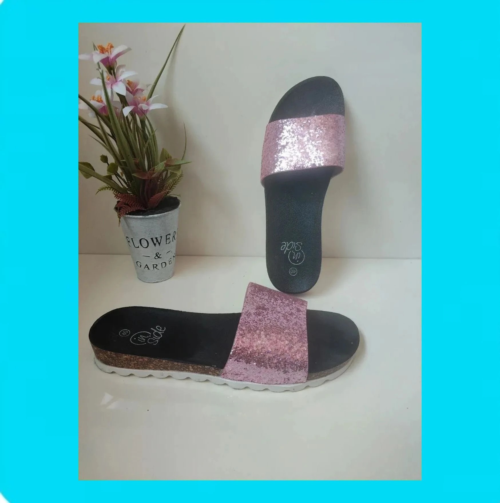💓Preciosas Sandalias Mujer Purpurina 💓