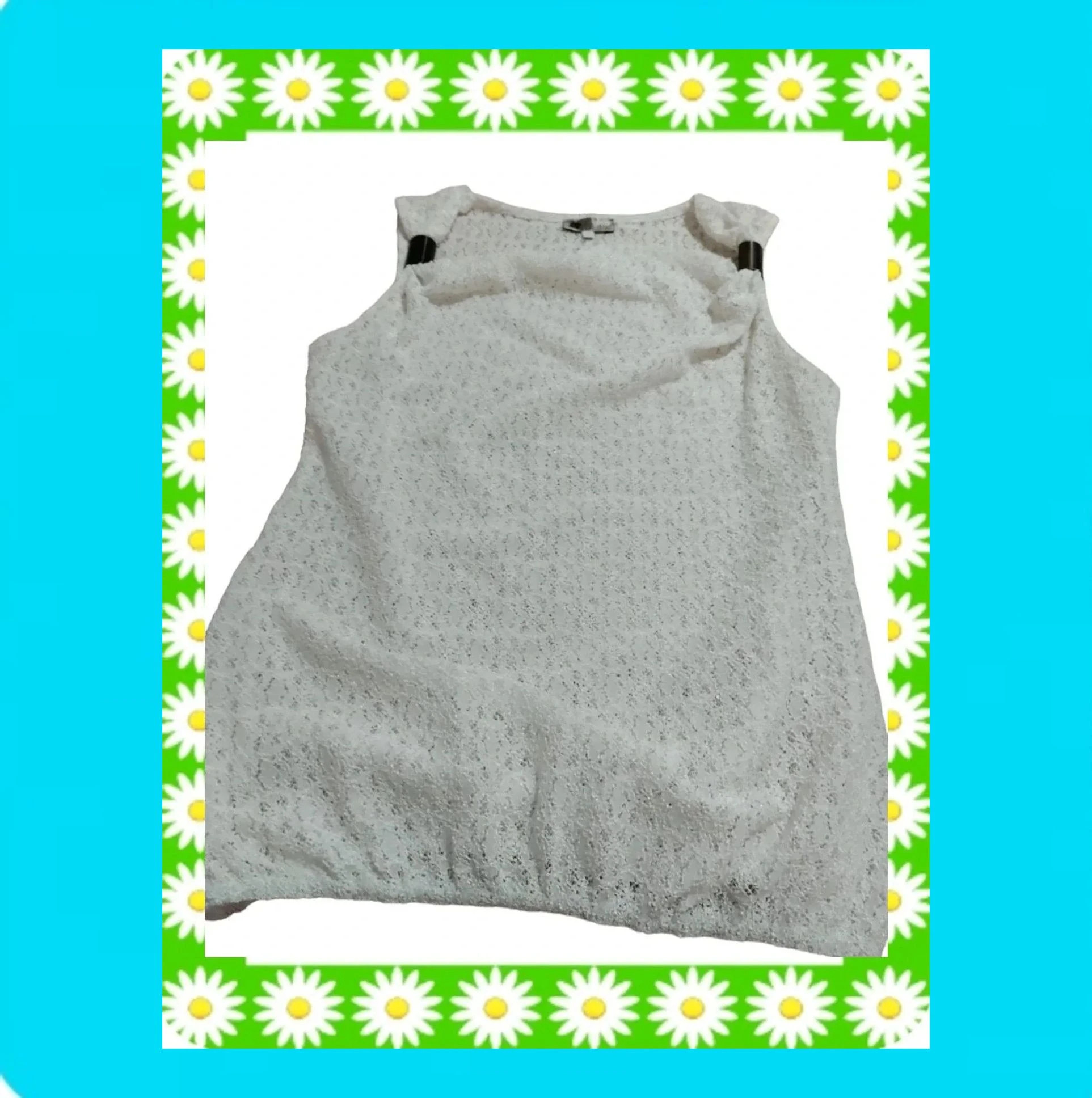🩷 Camiseta Mujer Detalles Tirantes Calada – Kiabi – taille L / 40 / 12 4