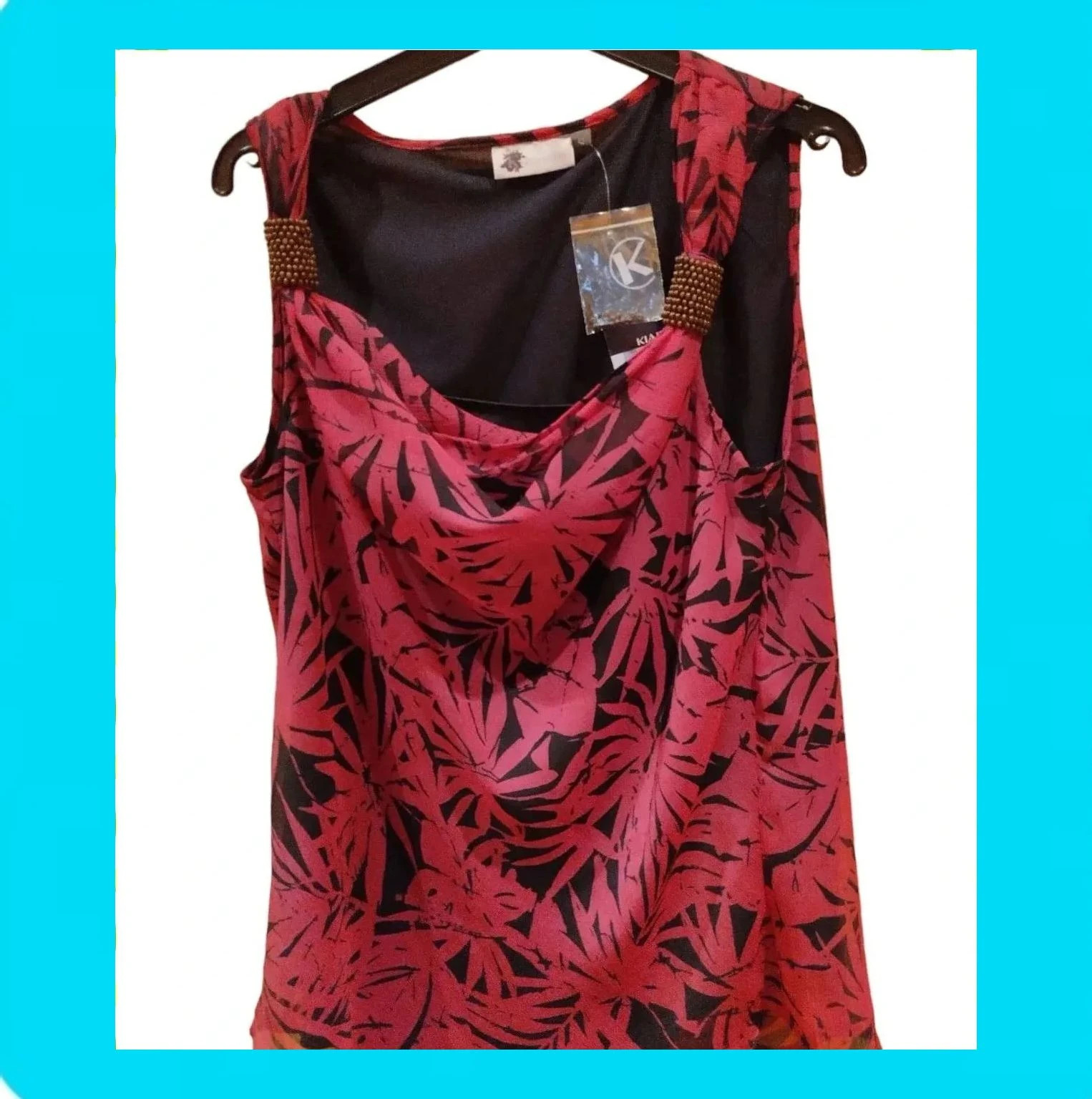 🩷Blusa Mujer Sin Mangas Estampada – Kiabi – taille XL / 42 / 14 2