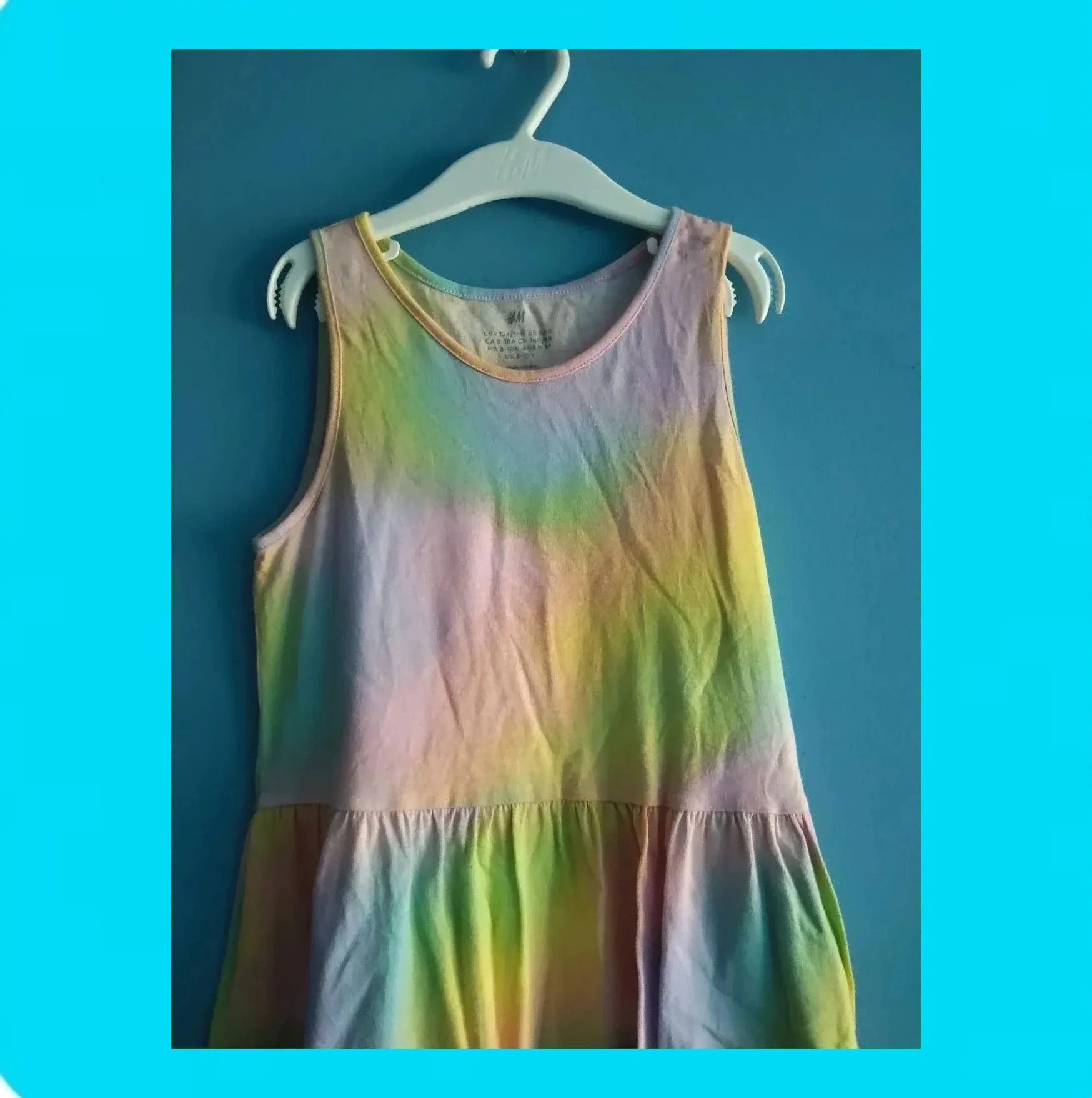 🩷 Bonito Vestido Tie-dye 🩷 – H&M – taille 9 ans / 134 cm 2