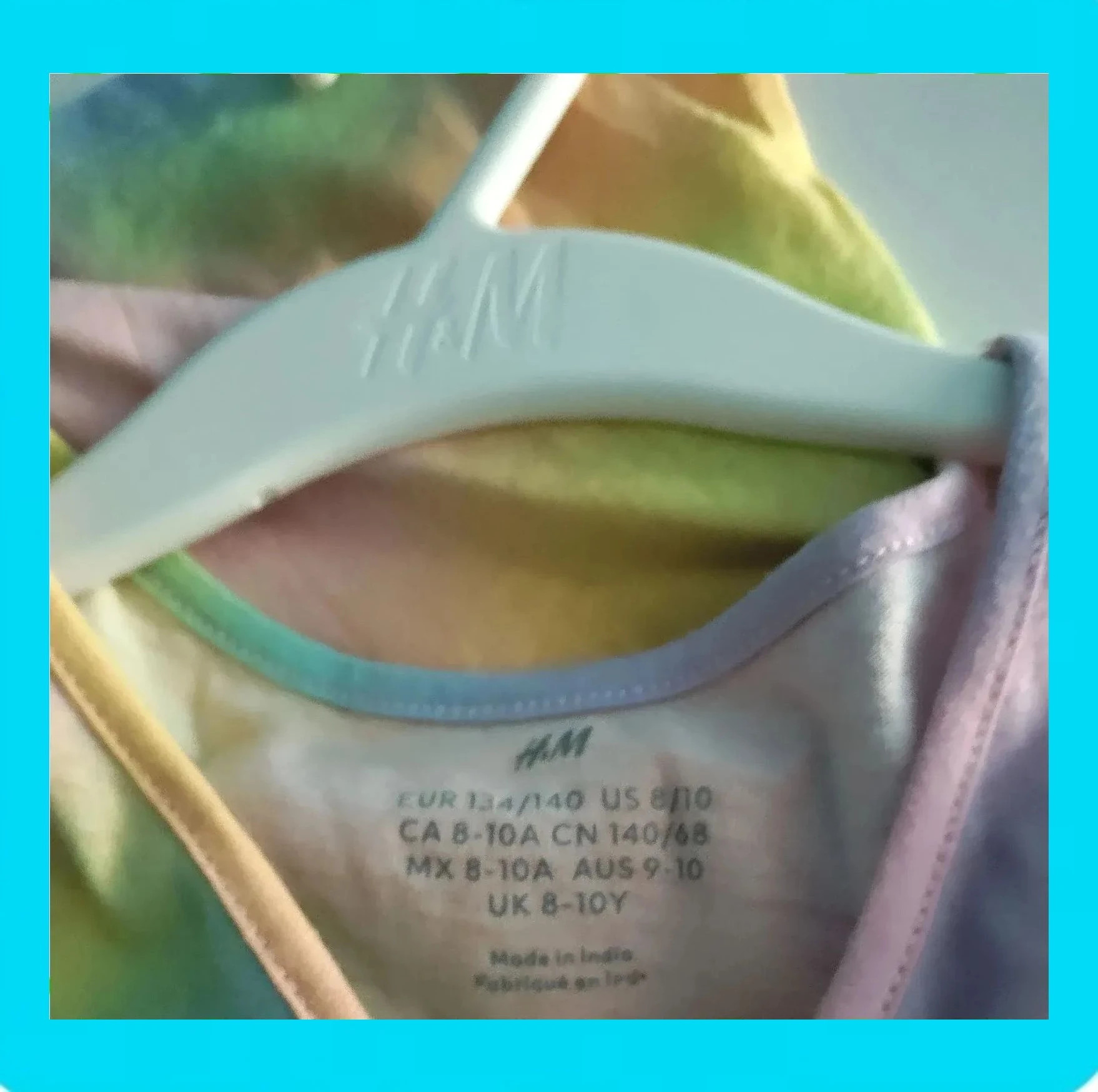 🩷 Bonito Vestido Tie-dye 🩷 – H&M – taille 9 ans / 134 cm 4