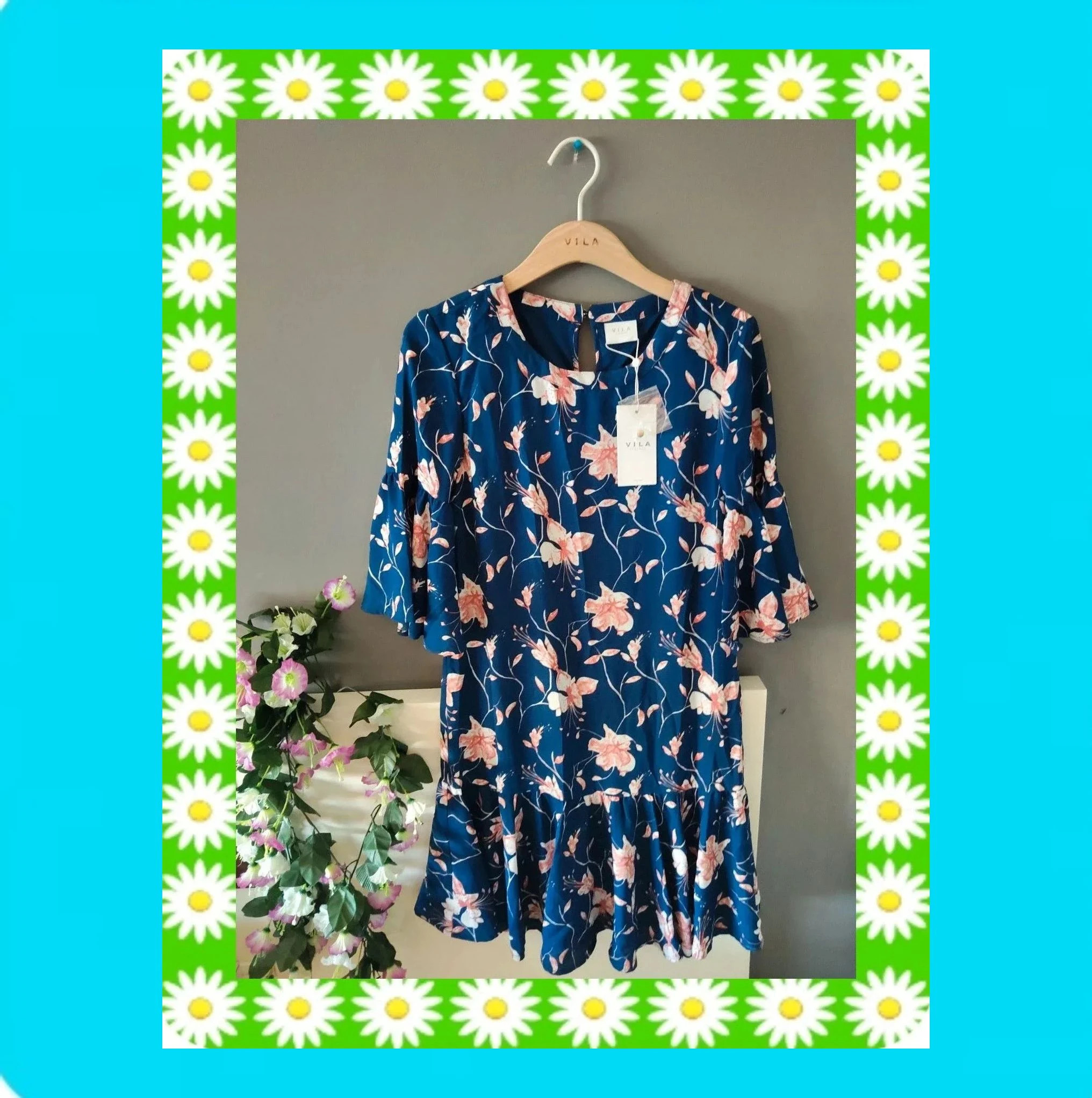 💓 Precioso Vestido Mujer 💓 – Vila – taille S / 36 / 8 2