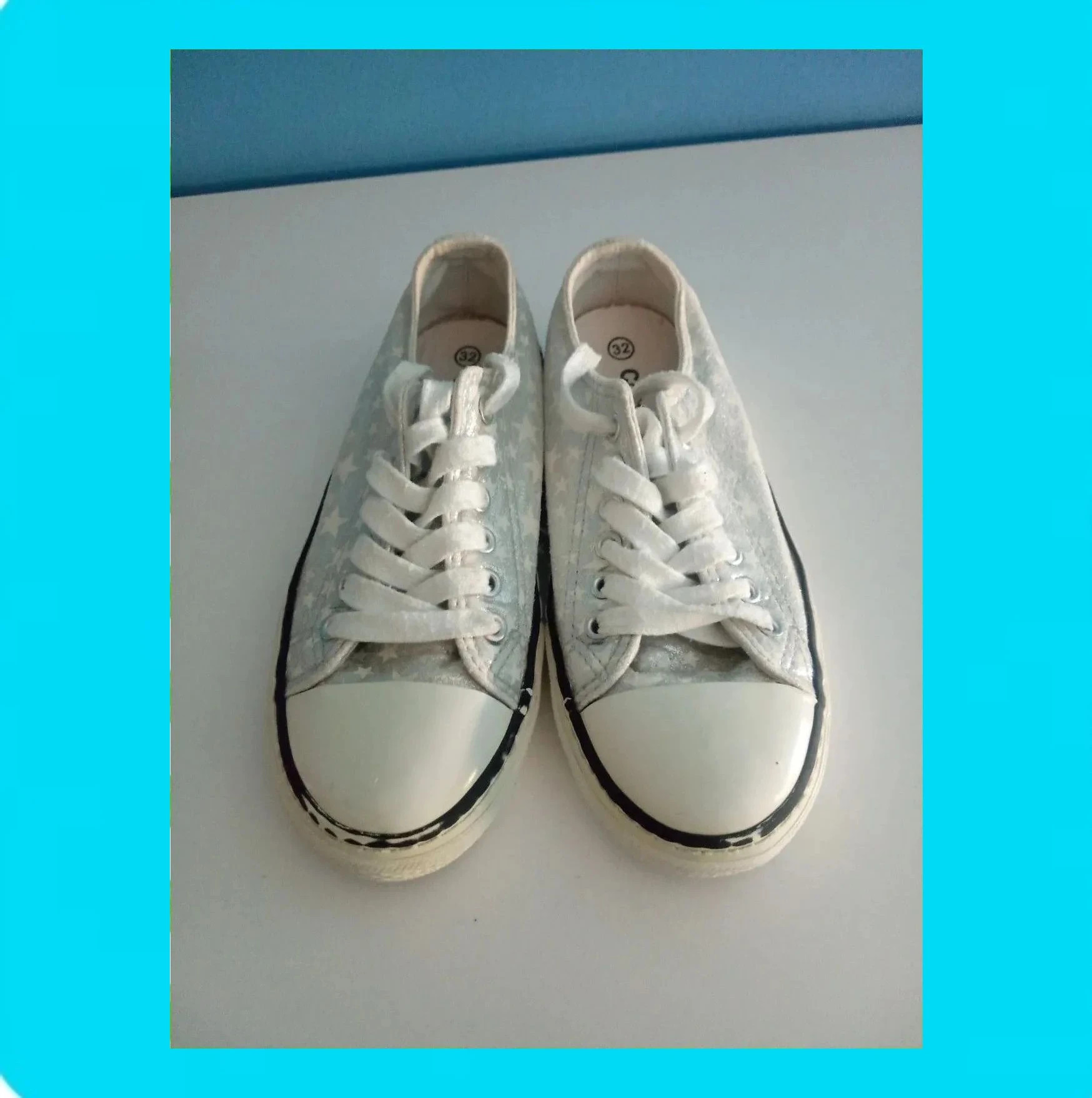 🩷 Zapatillas Niña Loneta Estrellas Brillantes 🩷 – Conguitos – taille 32 2
