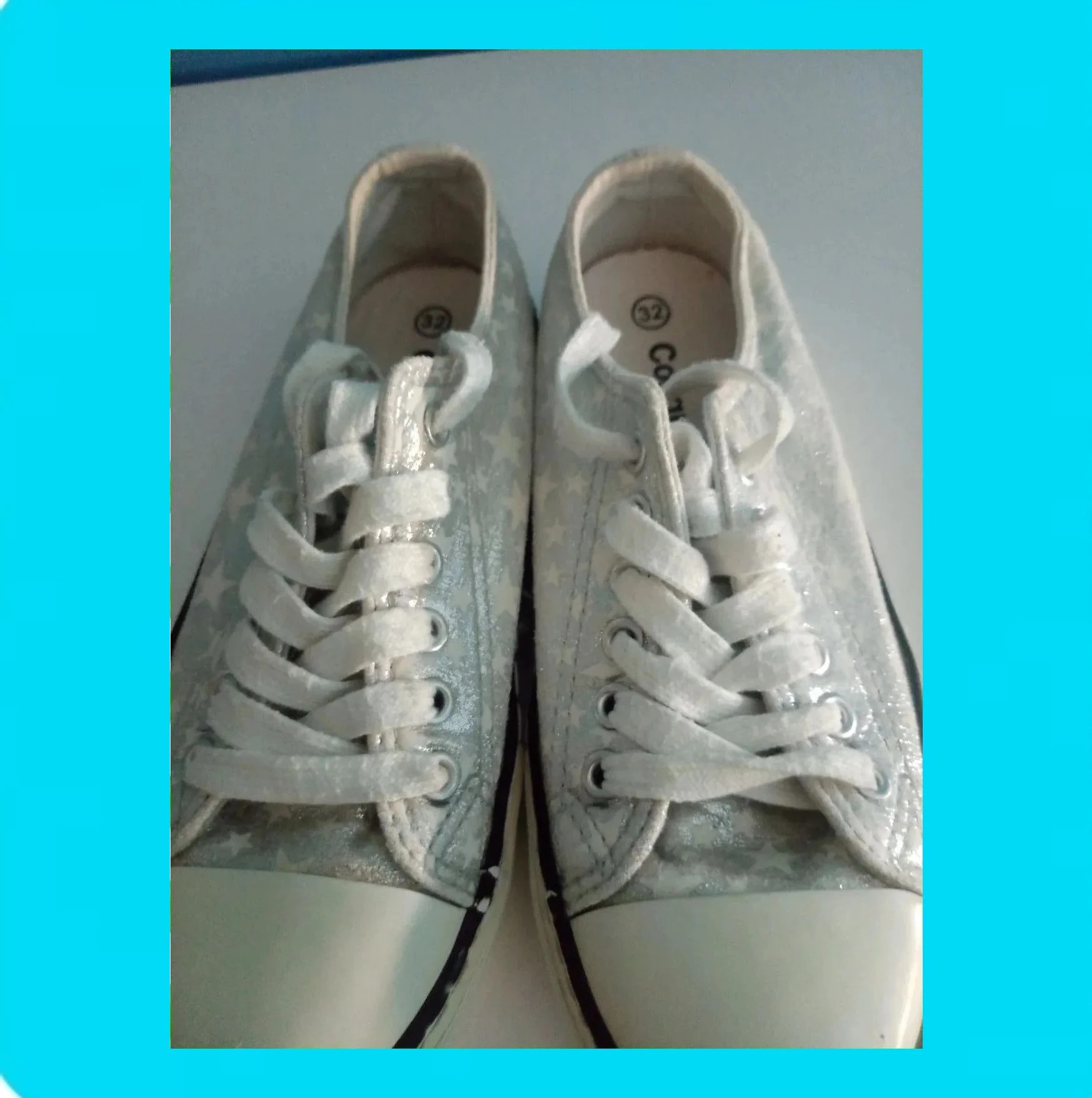 🩷 Zapatillas Niña Loneta Estrellas Brillantes 🩷 – Conguitos – taille 32 3