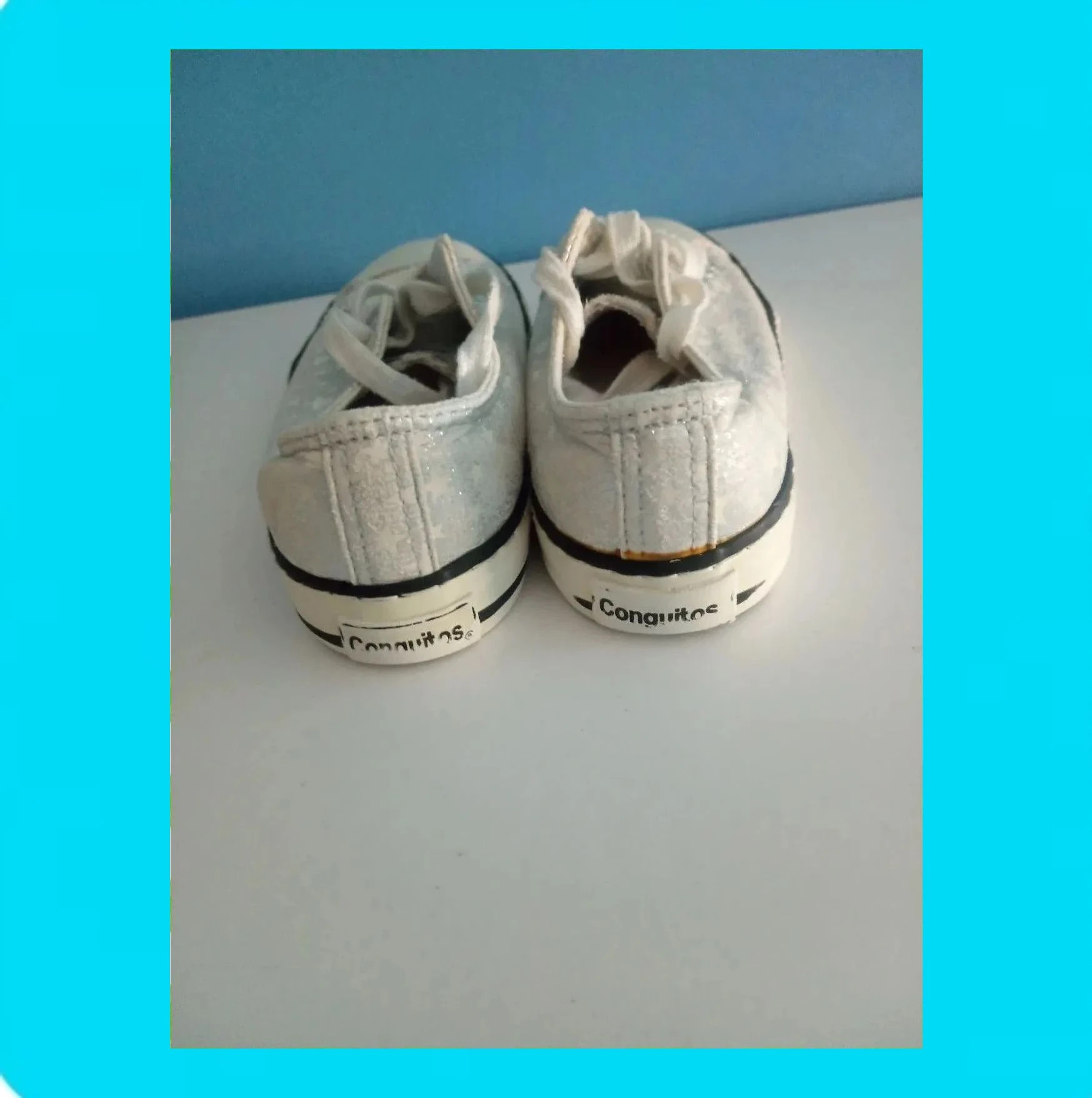 🩷 Zapatillas Niña Loneta Estrellas Brillantes 🩷 – Conguitos – taille 32 5