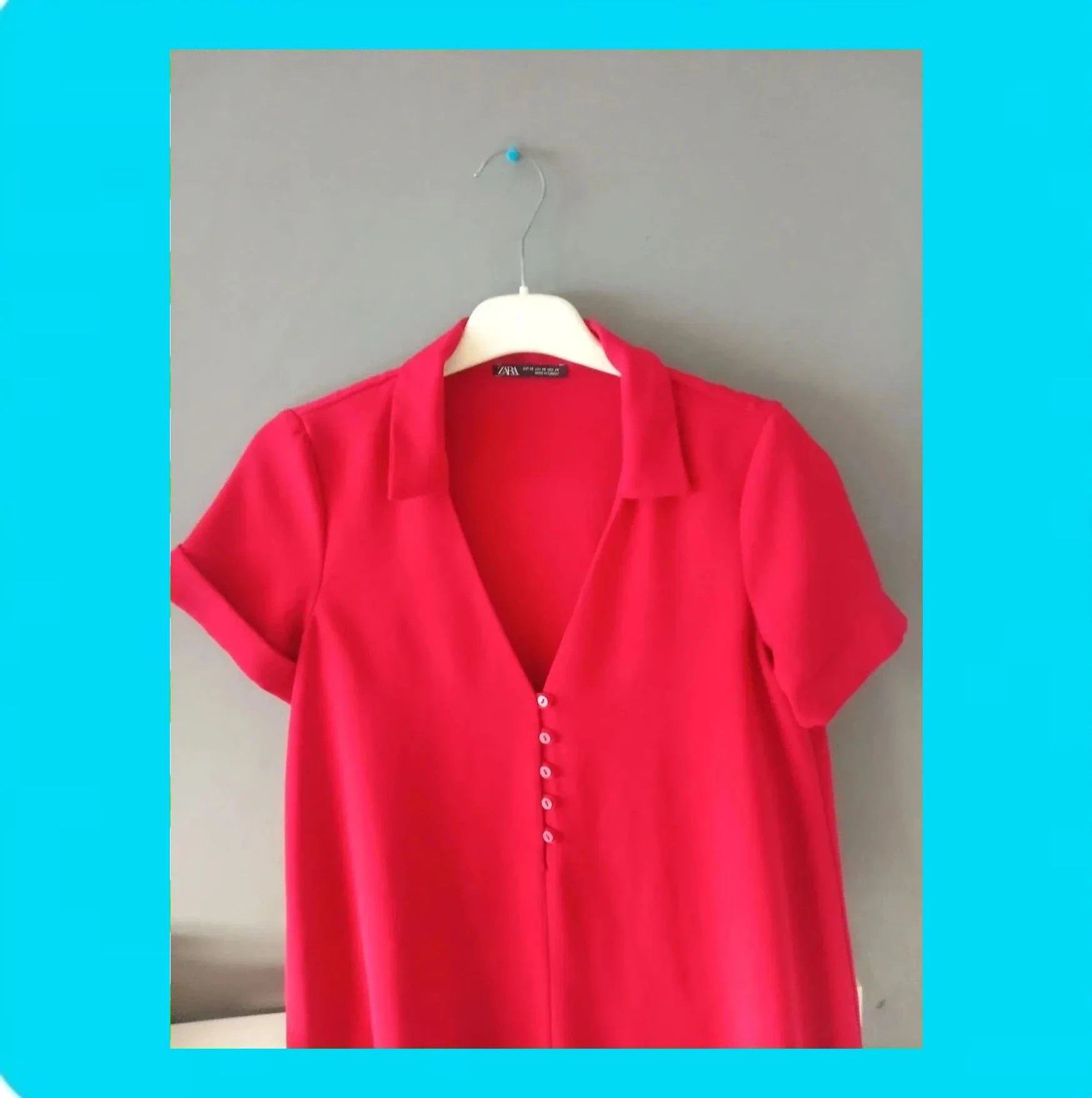 💗 Vestido Mujer Rojo Zara 💗 – Zara – taille XS / 34 / 6 3