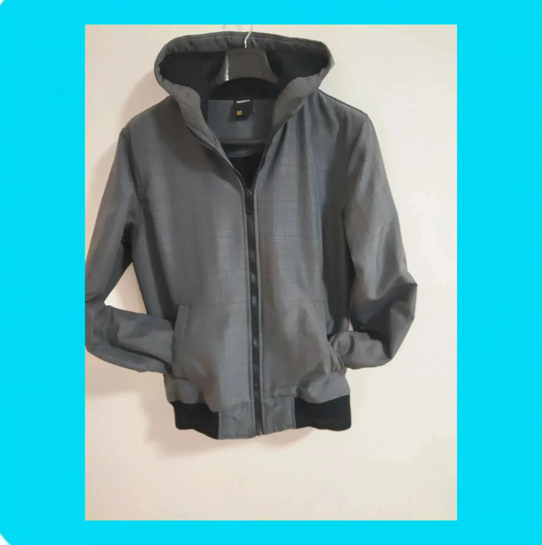 🩵 Chaqueta Cuadros Hombre Con Capucha🩵 – SMOG – taille S 3