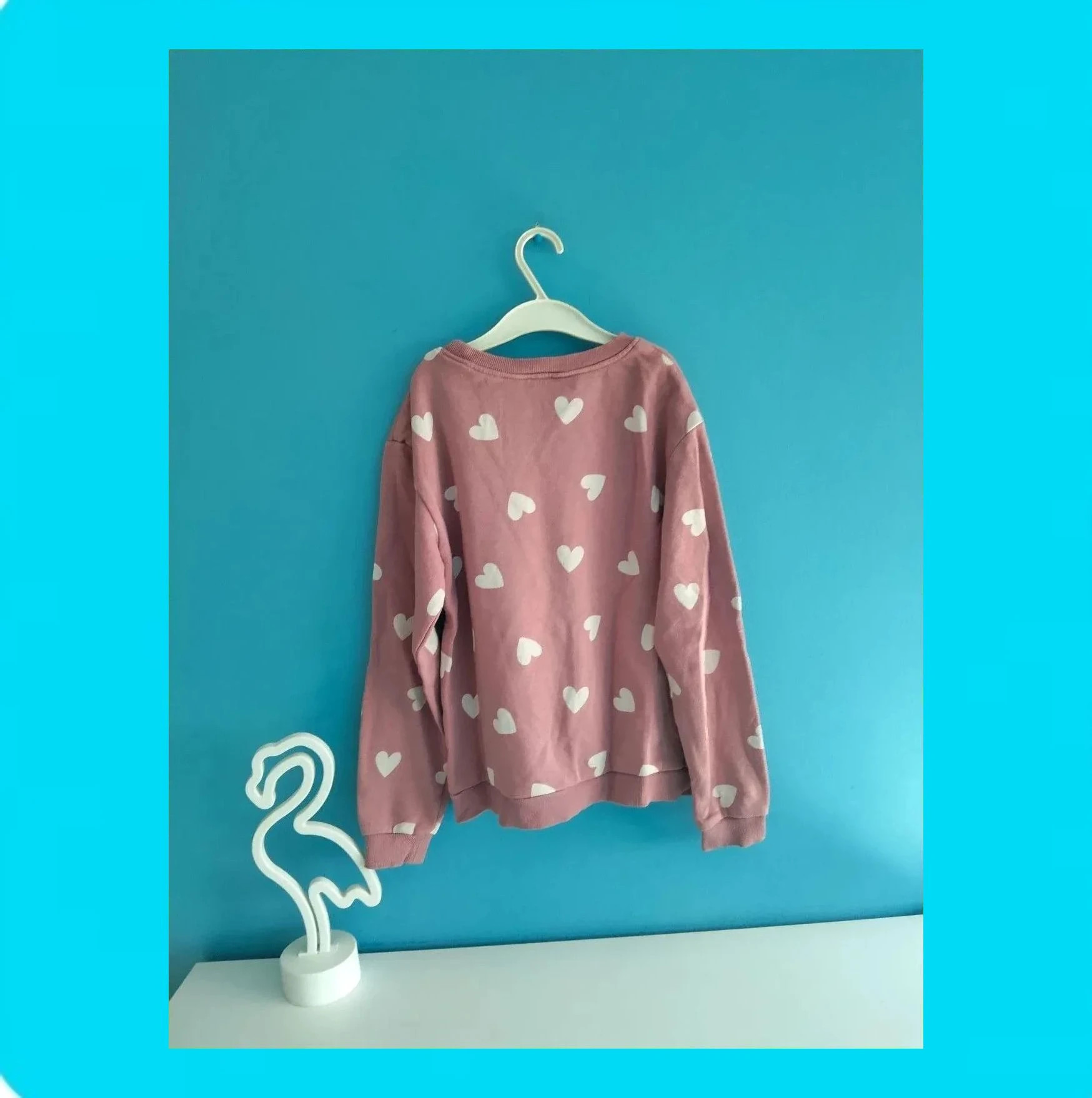 🩷 Bonita Sudadera Niña Corazones 🩷 – H&M – taille 9 ans / 134 cm 4