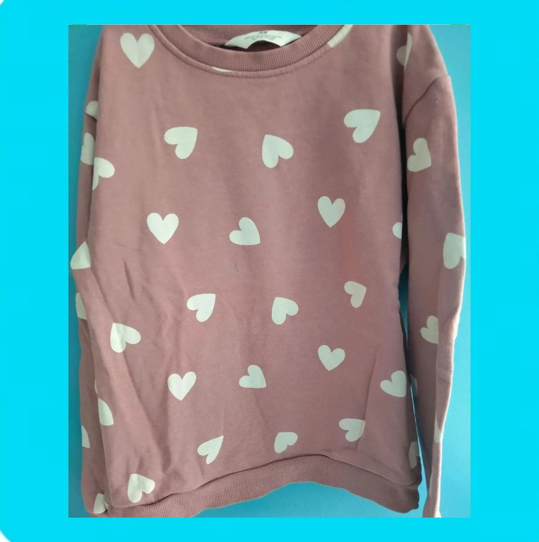 🩷 Bonita Sudadera Niña Corazones 🩷 – H&M – taille 9 ans / 134 cm 2