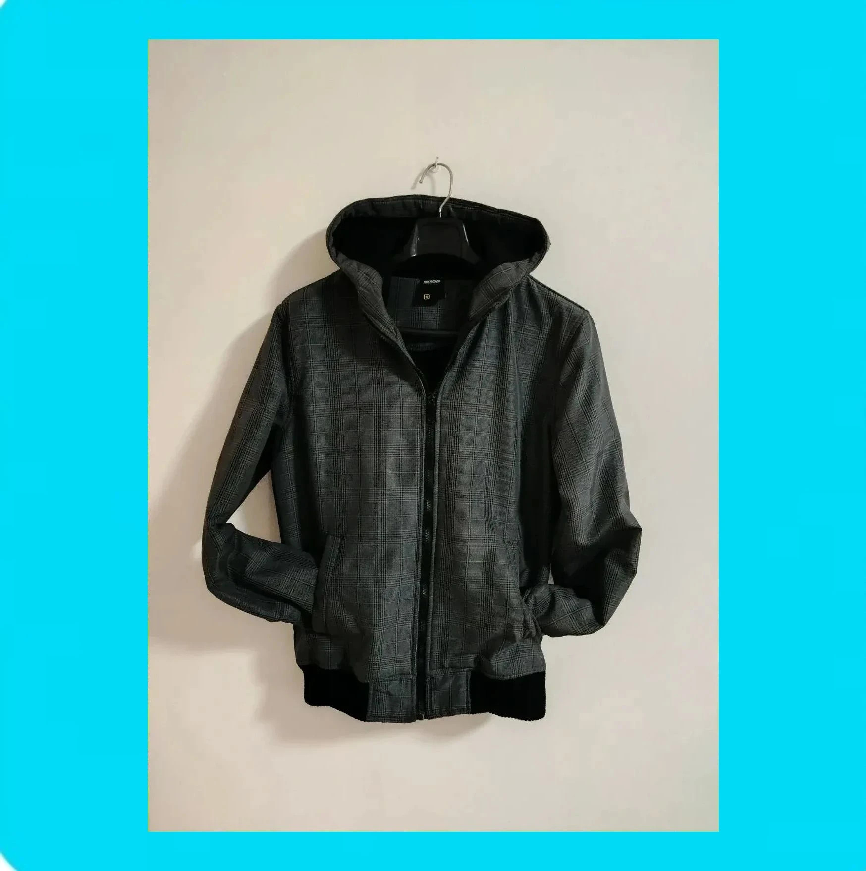 🩵 Chaqueta Cuadros Hombre Con Capucha🩵 – SMOG – taille S 2