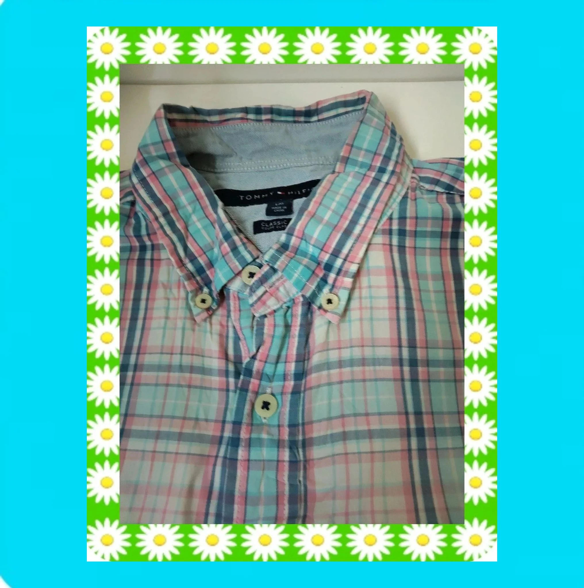 💙 Bonita Camisa Cuadros Tommy Hilfiger 💙 – Tommy Hilfiger – taille L 3