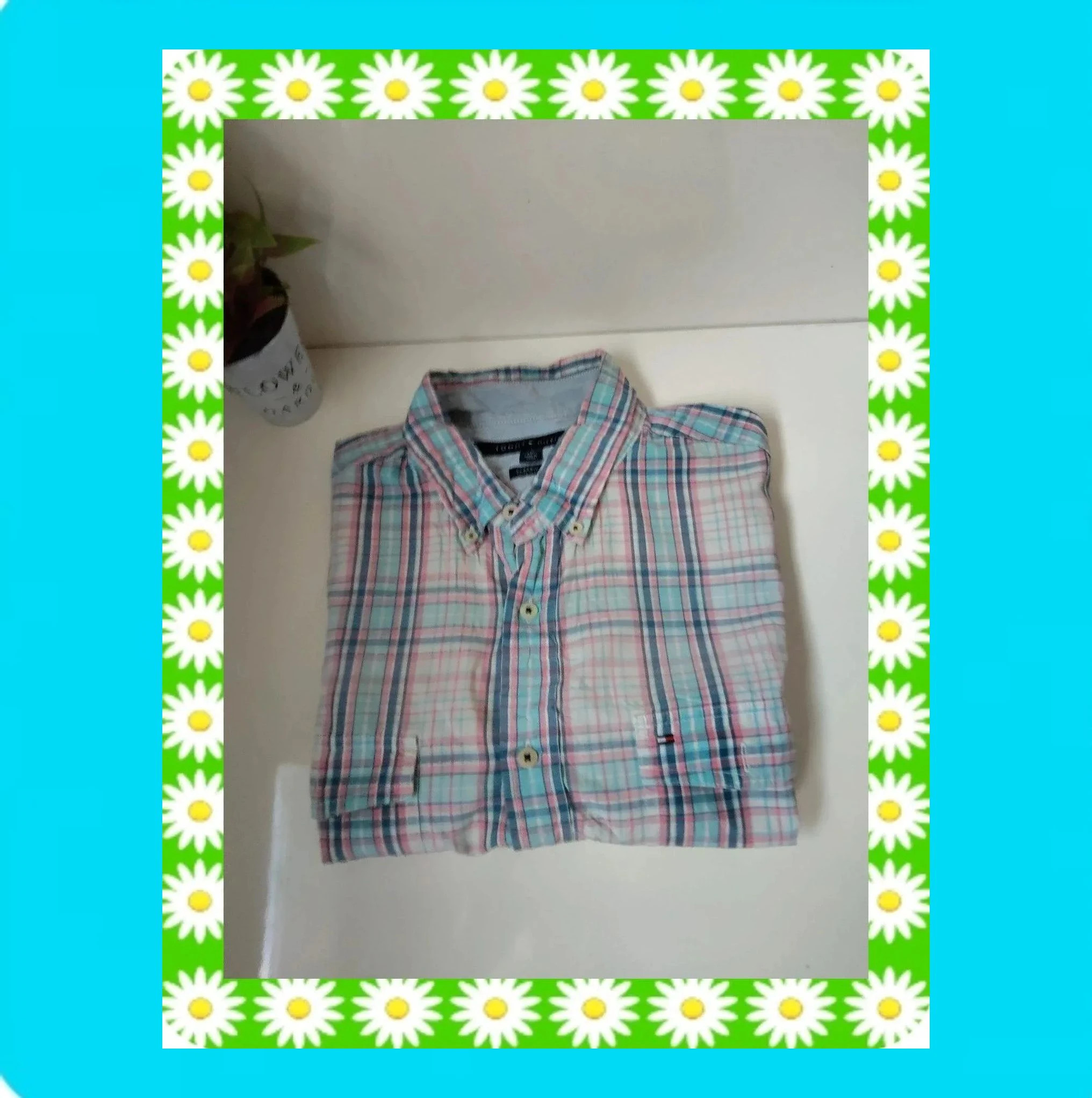 💙 Bonita Camisa Cuadros Tommy Hilfiger 💙 – Tommy Hilfiger – taille L 4