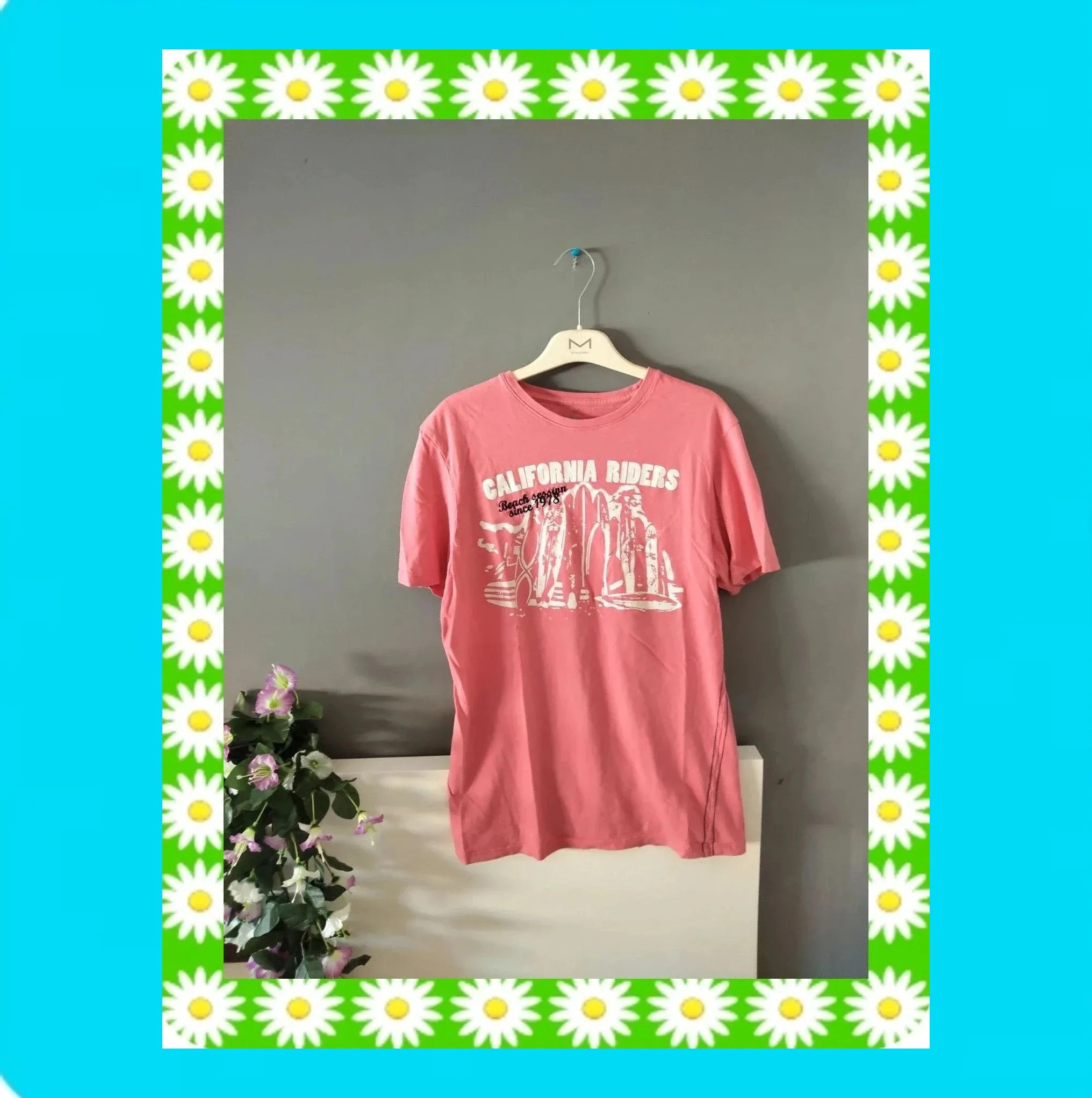 🩵 Camiseta Hombre Estampada 🩵 – Kiabi – taille M