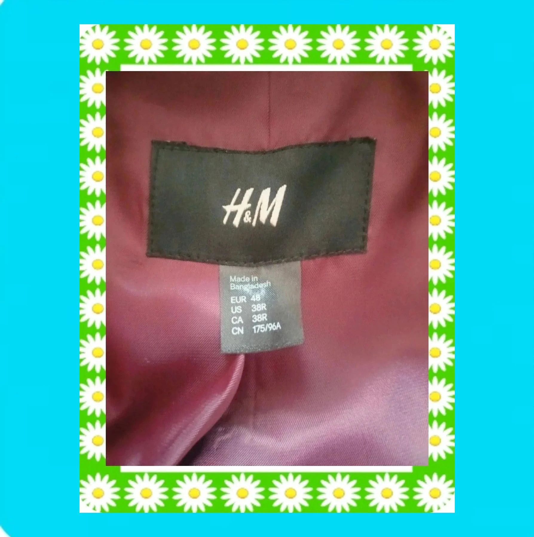 💙 Americana Hombre Pana Vintage 💙 – H&M – taille 48 5