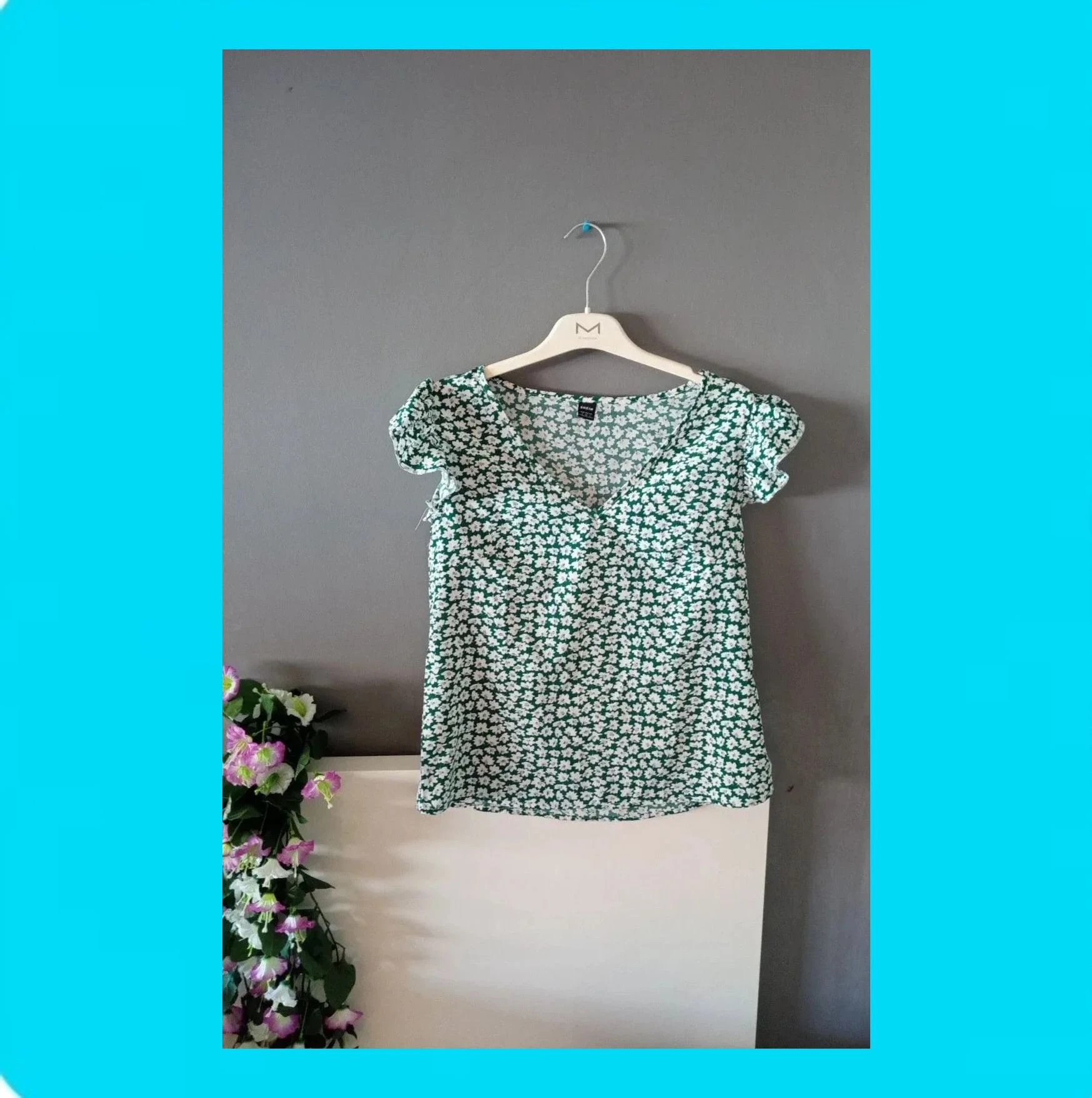 💗 Bonita Blusa Mujer Estampada Con Flores💗 – Shein – taille S / 36 / 8