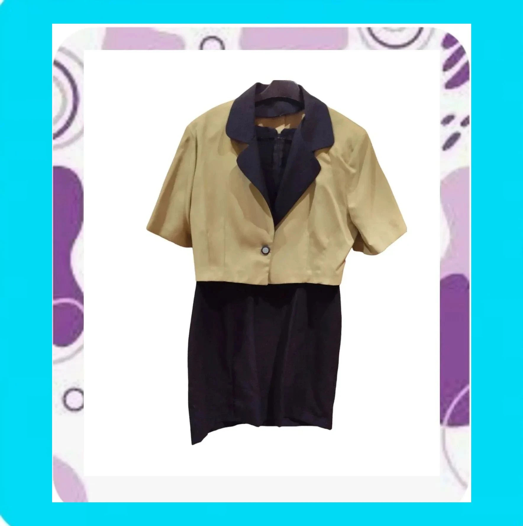 🩷 Vestido Mujer Con Chaqueta Torera Con Solapa – taille Taille unique 3