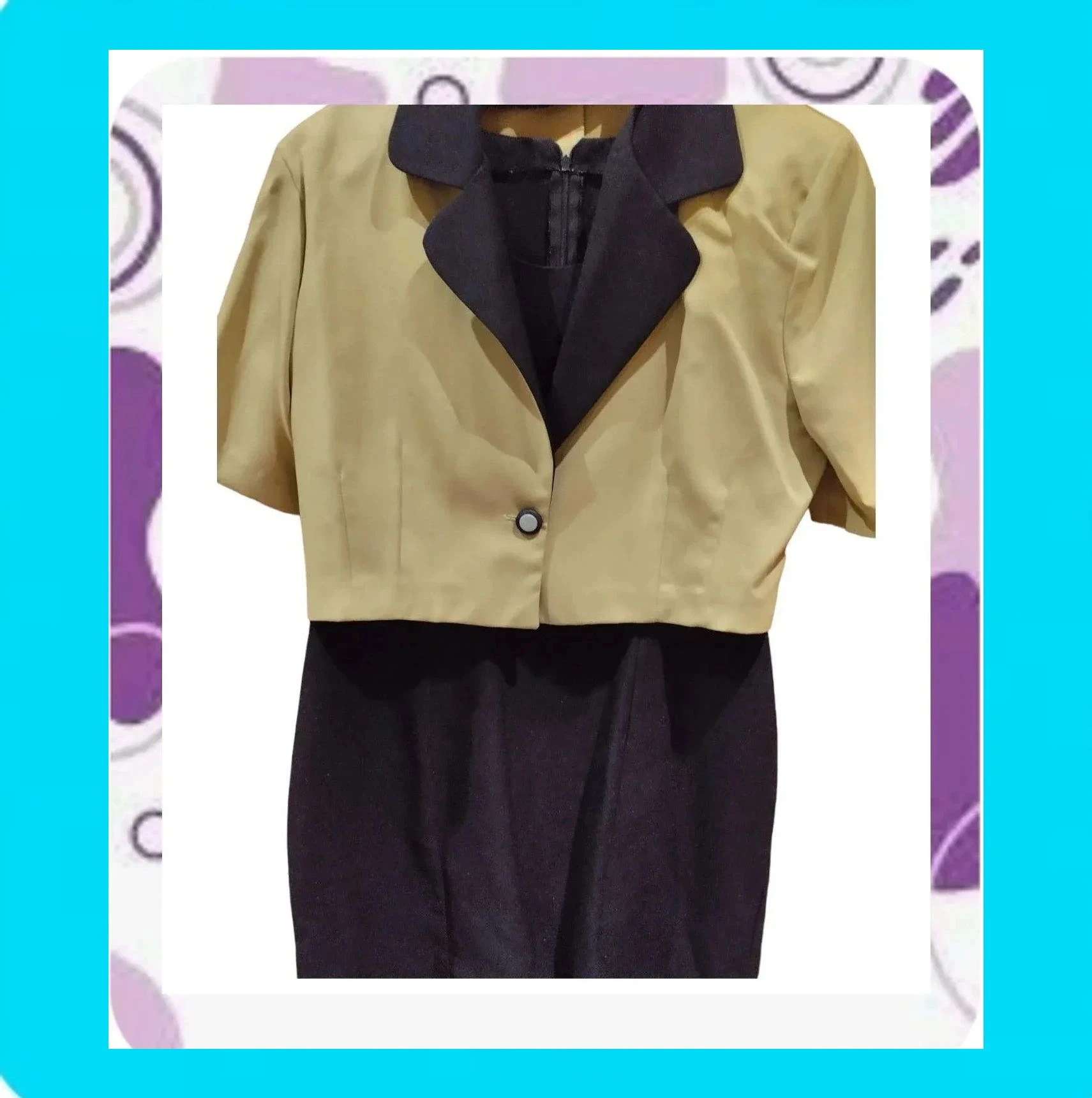 🩷 Vestido Mujer Con Chaqueta Torera Con Solapa – taille Taille unique 4