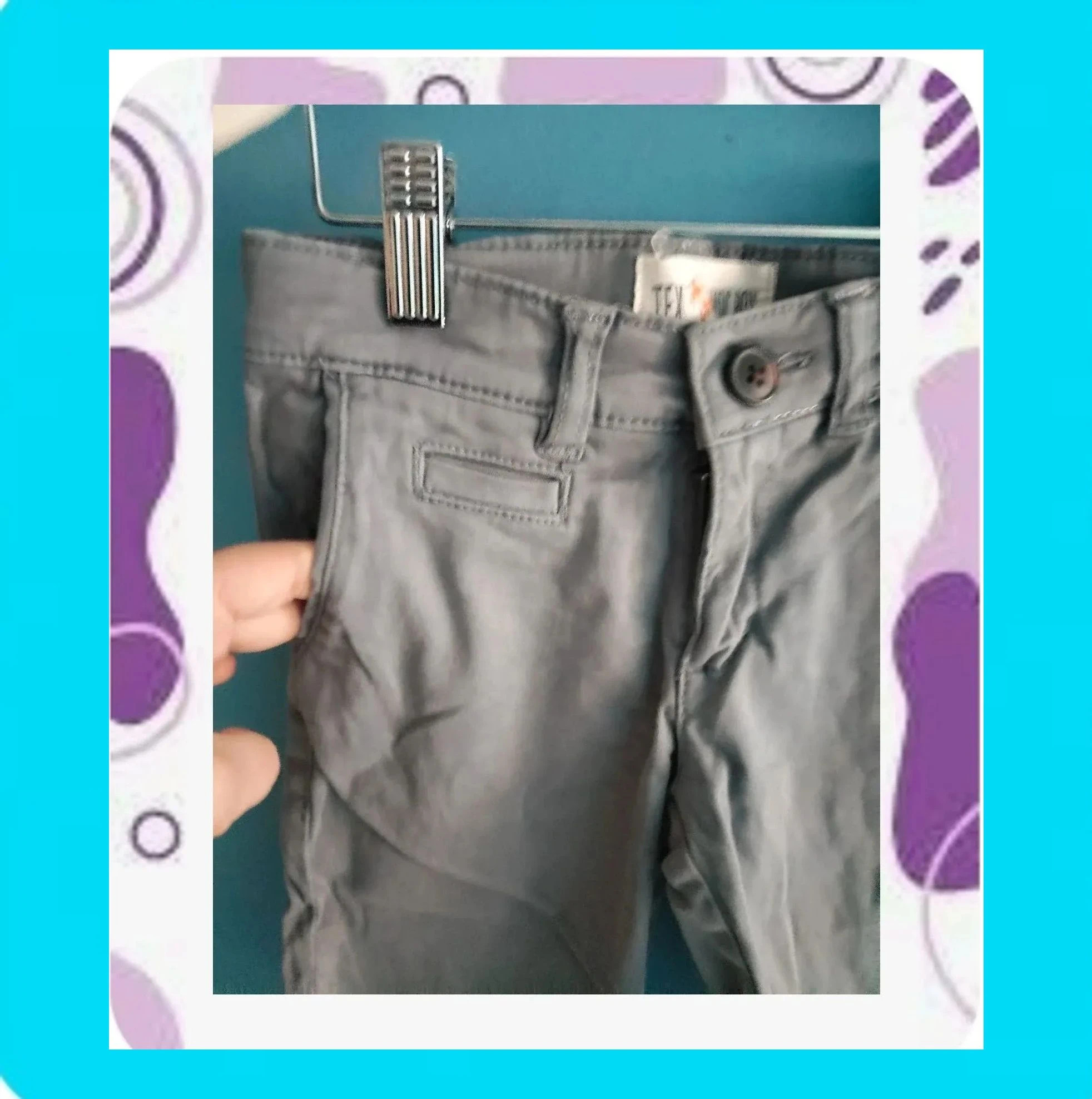 🩵 Pantalón Corto Niño Gris 🩵 – TEX – taille 5 ans / 110 cm 3