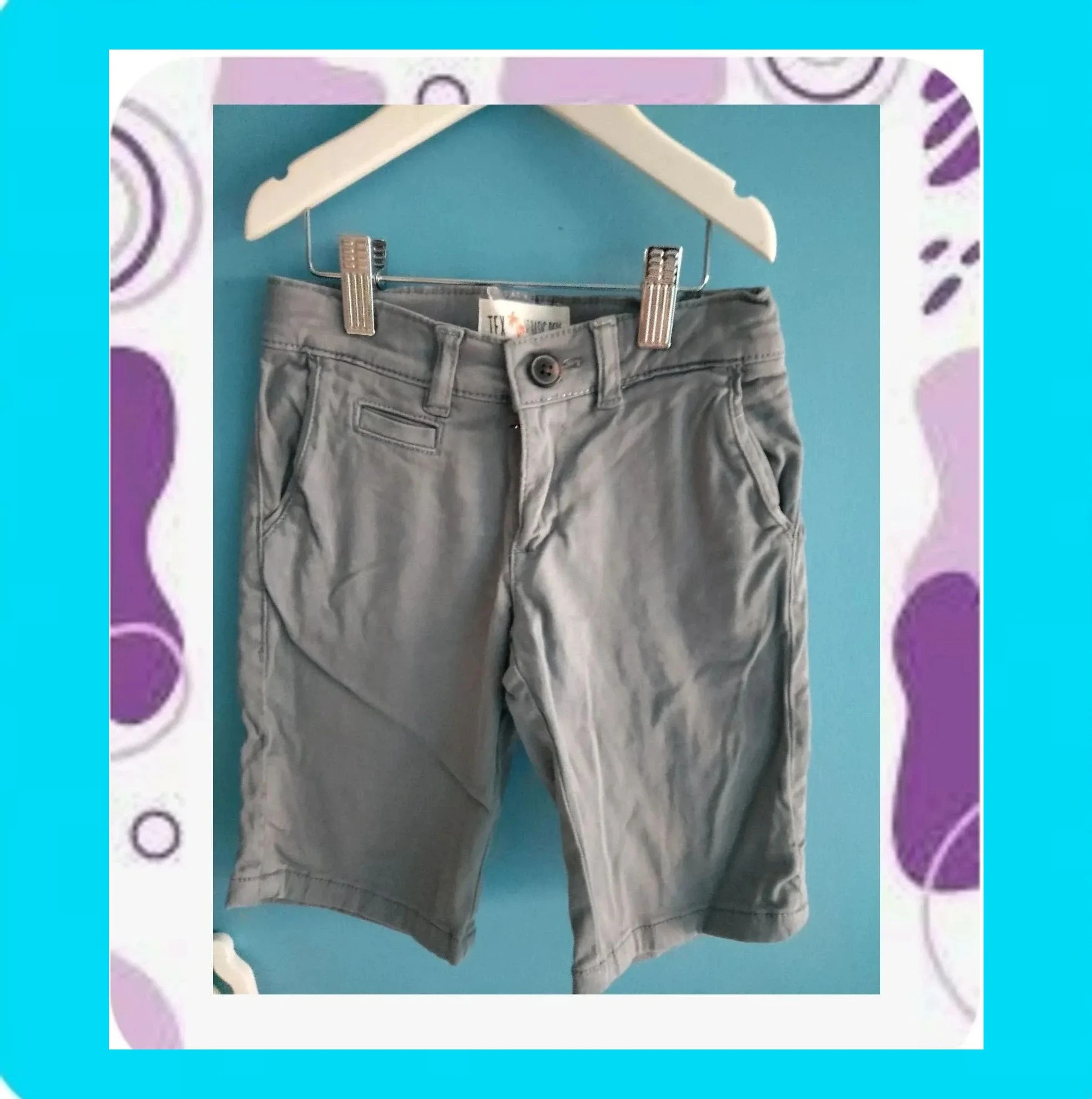 🩵 Pantalón Corto Niño Gris 🩵 – TEX – taille 5 ans / 110 cm 2