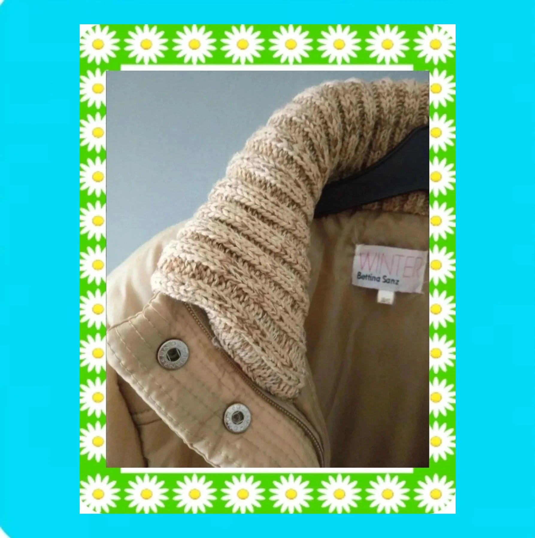 💗Abrigo Plumífero Mujer Cuello Punto 💗 – Winter – taille M / 38 / 10 3