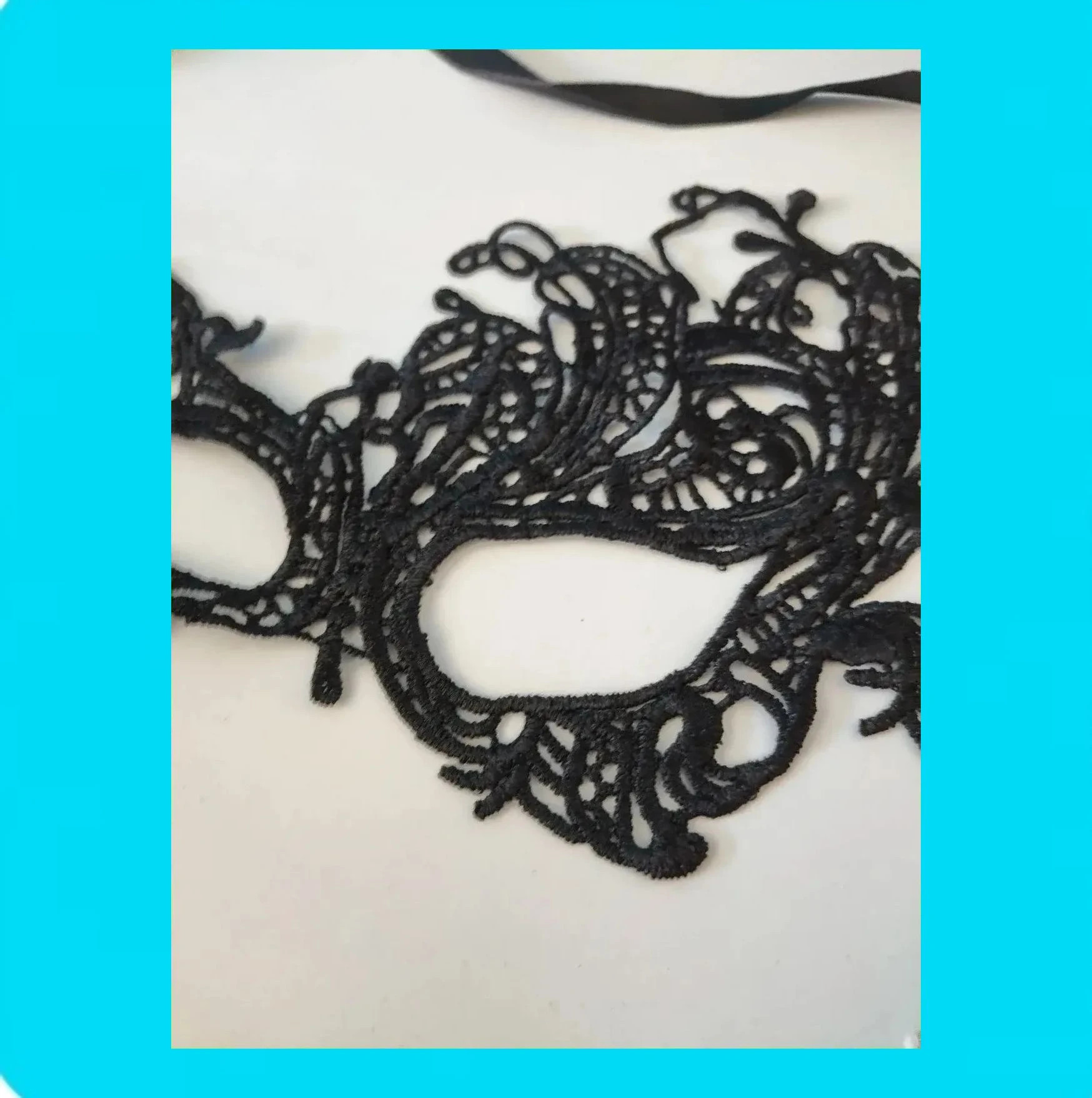 🩷 Elegante Antifaz Encaje Negro 🩷 – taille Taille unique 3