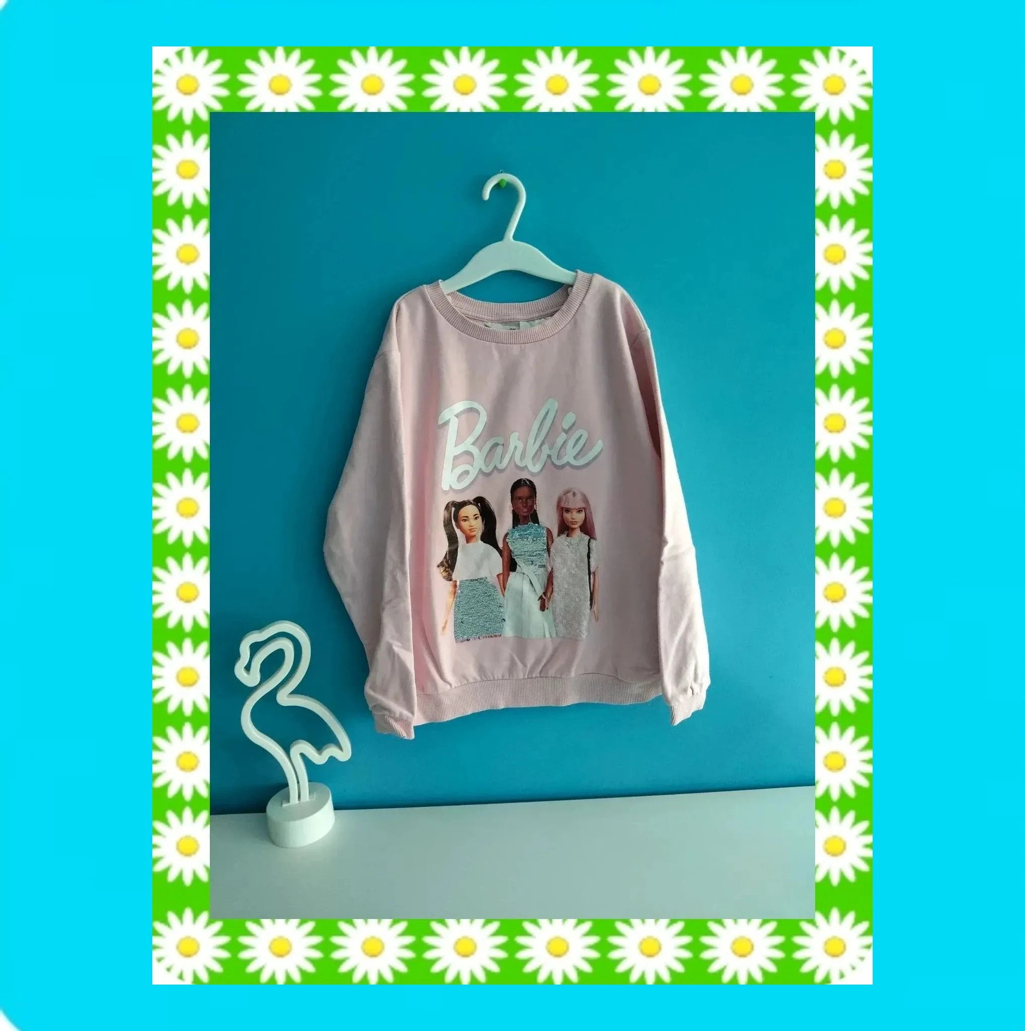 🩷 Preciosa Sudadera Barbies Lentejuelas Reversibles 🩷 – H&M – taille 9 ans / 134 cm 4
