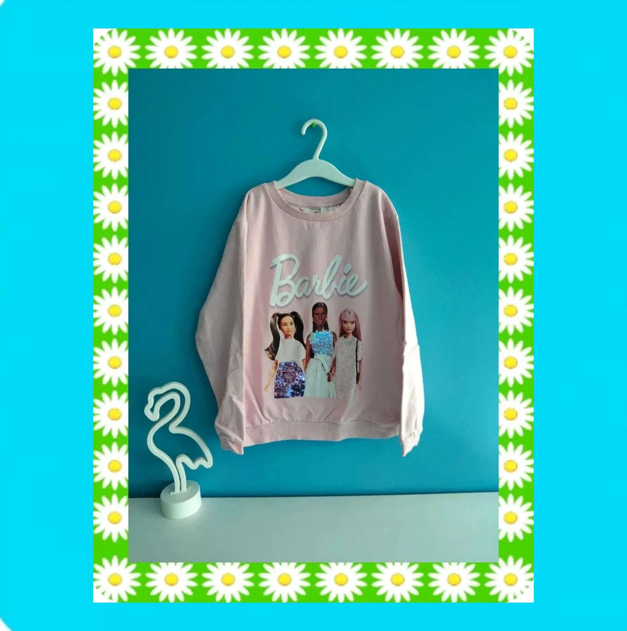 🩷 Preciosa Sudadera Barbies Lentejuelas Reversibles 🩷 – H&M – taille 9 ans / 134 cm