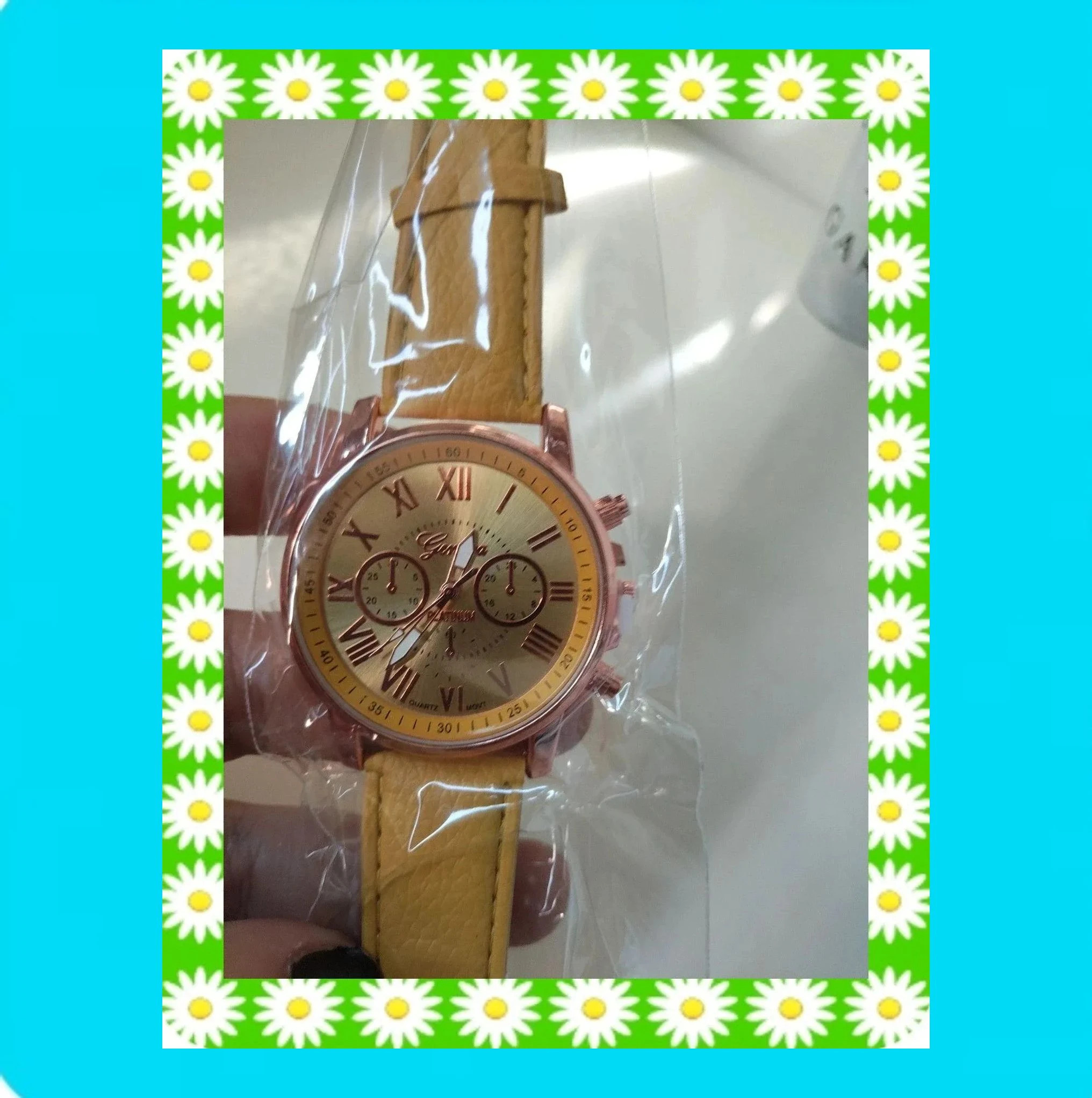 🩷 Reloj Mujer Amarillo y Dorado 🩷 – taille Taille unique 3