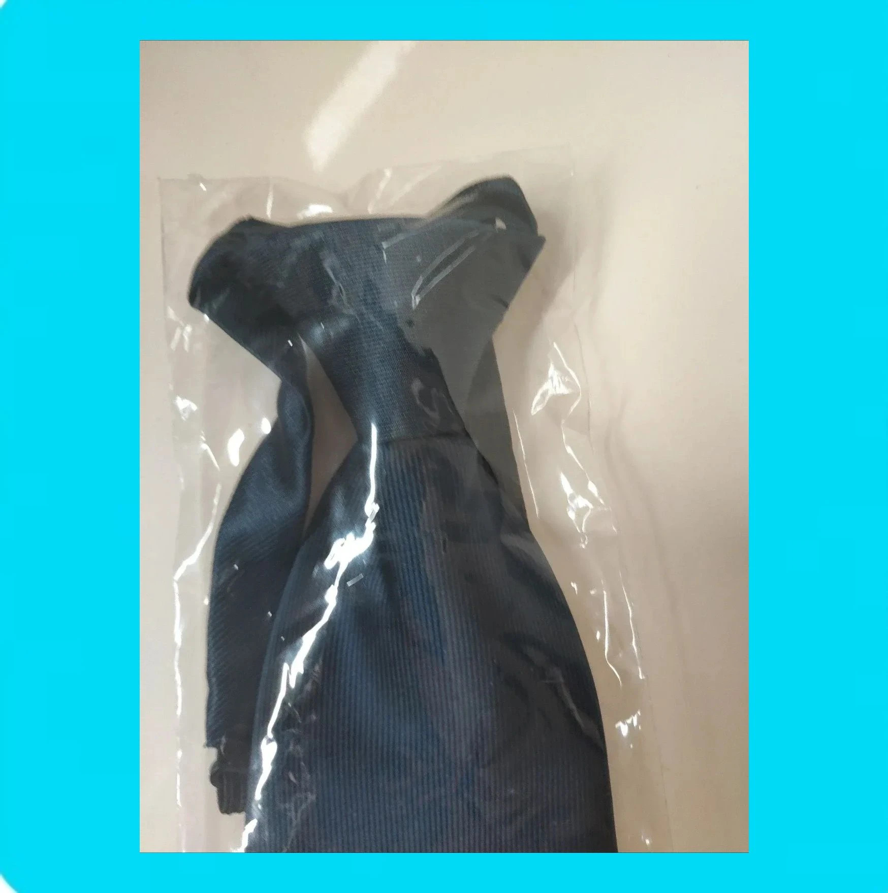 🩵 Corbata Hombre Azul Marino Ajustable 🩵 – textil 3