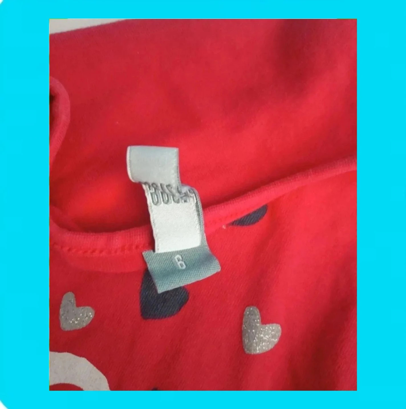 🩷 Preciosa Camiseta Niña Corazones Purpurina 🩷 – Freestyle – taille 6 ans / 116 cm 3