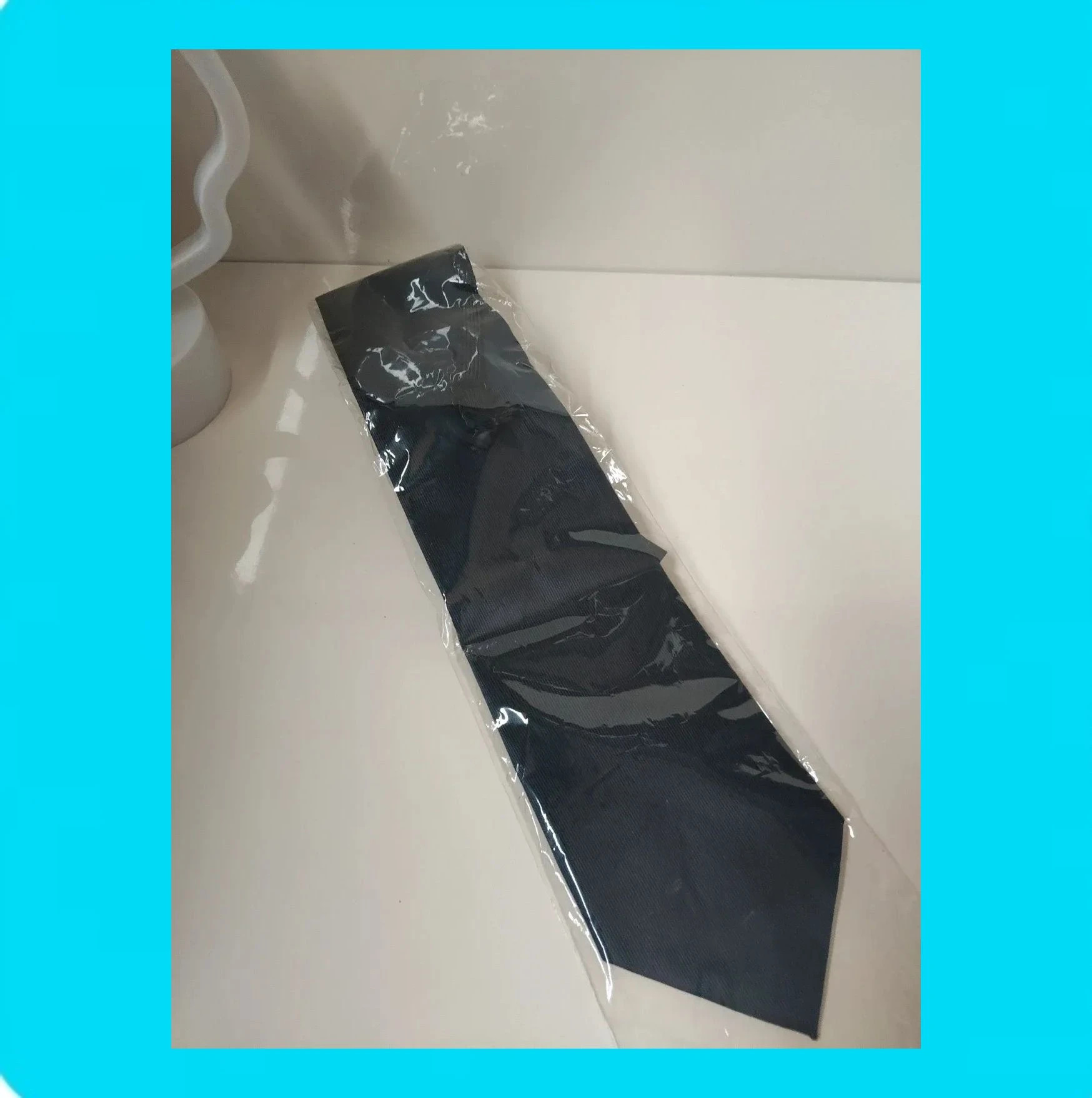 🩵 Corbata Hombre Azul Marino Ajustable 🩵 – textil