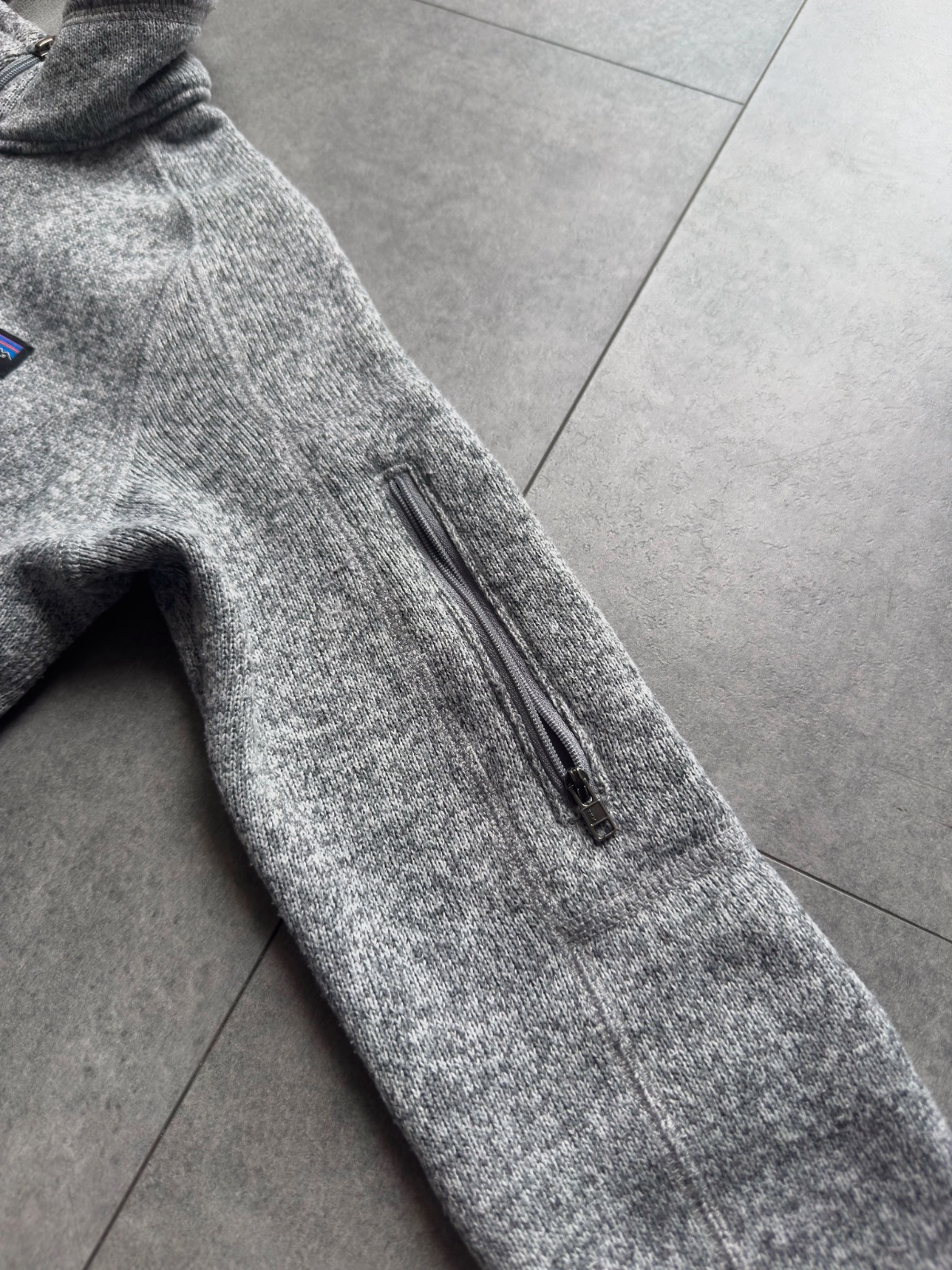 Polaire grise Patagonia à zip poches hiver polyester taille XS homme très bon ét – Patagonia – taille XS 4