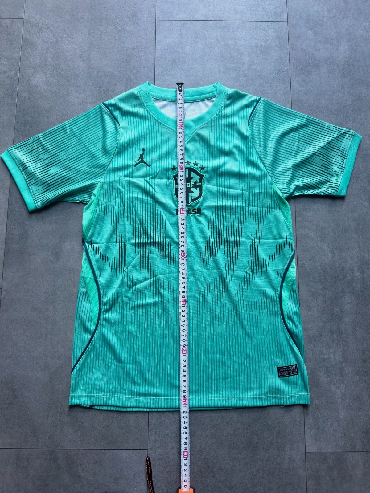 Maillot concept Brésil bleu vert taille S homme neuf avec étiquette  – Jordan – taille S 4