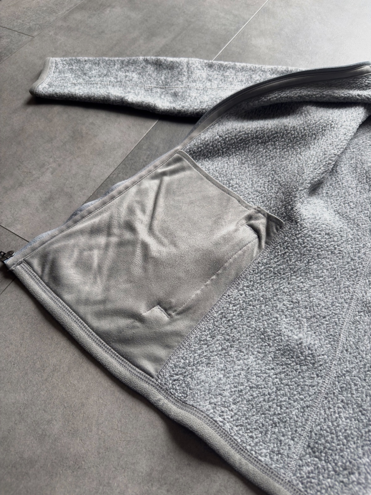 Polaire grise Patagonia à zip poches hiver polyester taille XS homme très bon ét – Patagonia – taille XS 5