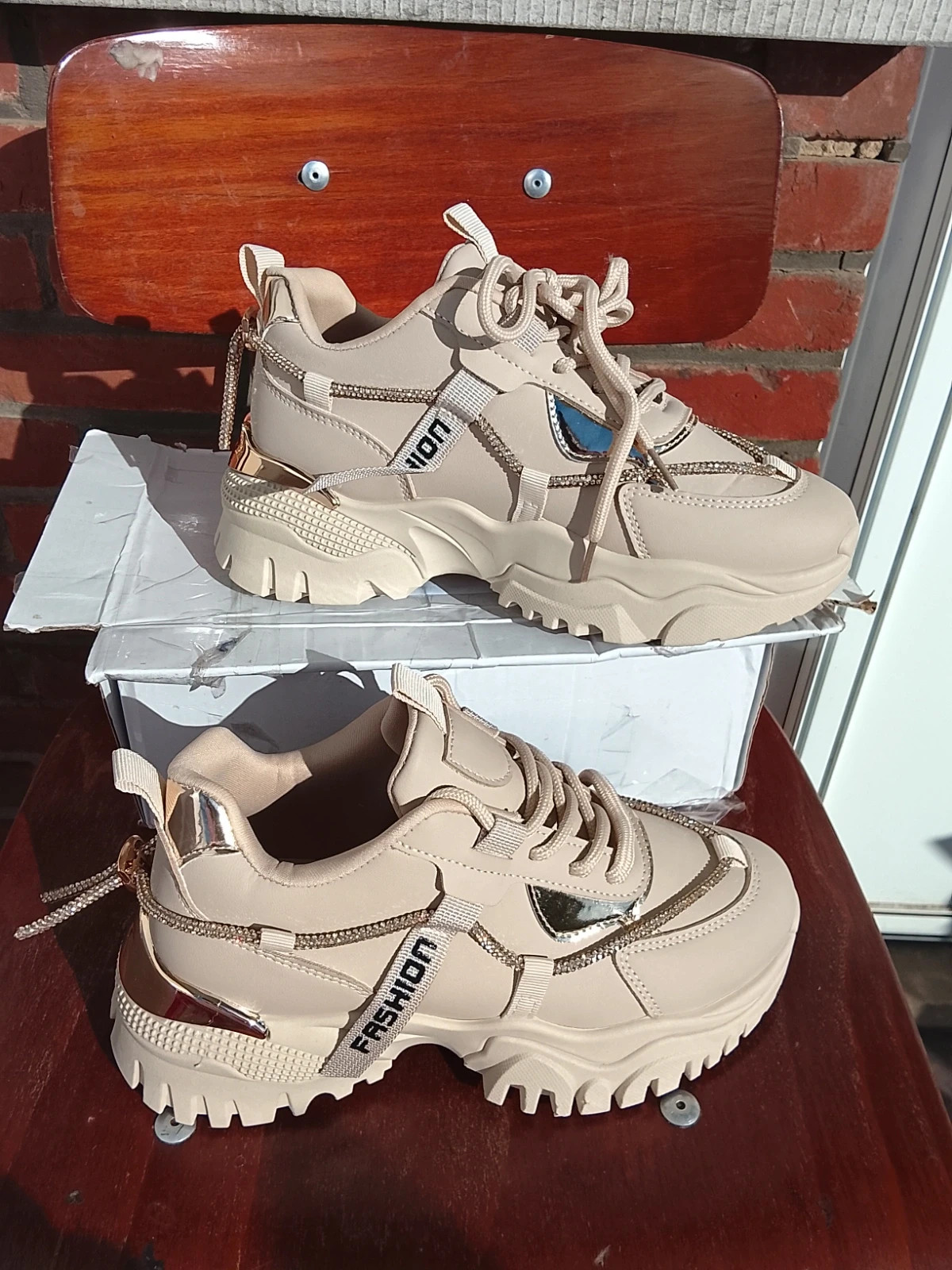 Basket beige 40 – taille 40 2