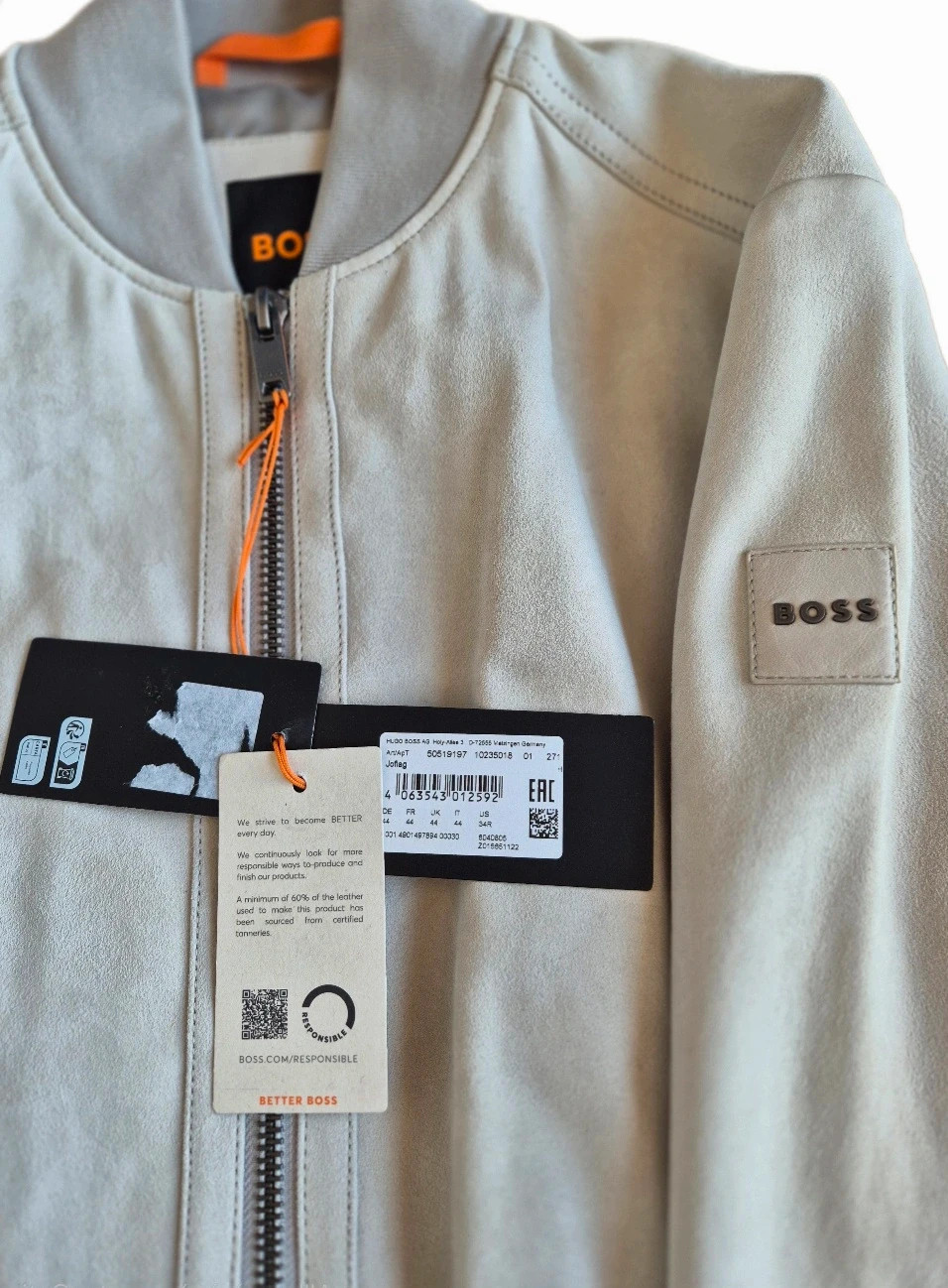 Veste en cuir Boss – Boss – taille XS 3