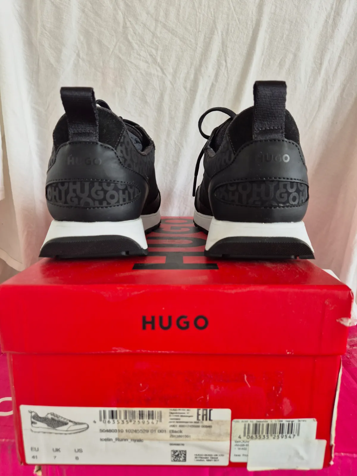 Baskets HUGO Icelin Runn noires – Hugo Boss – taille EU 41 4