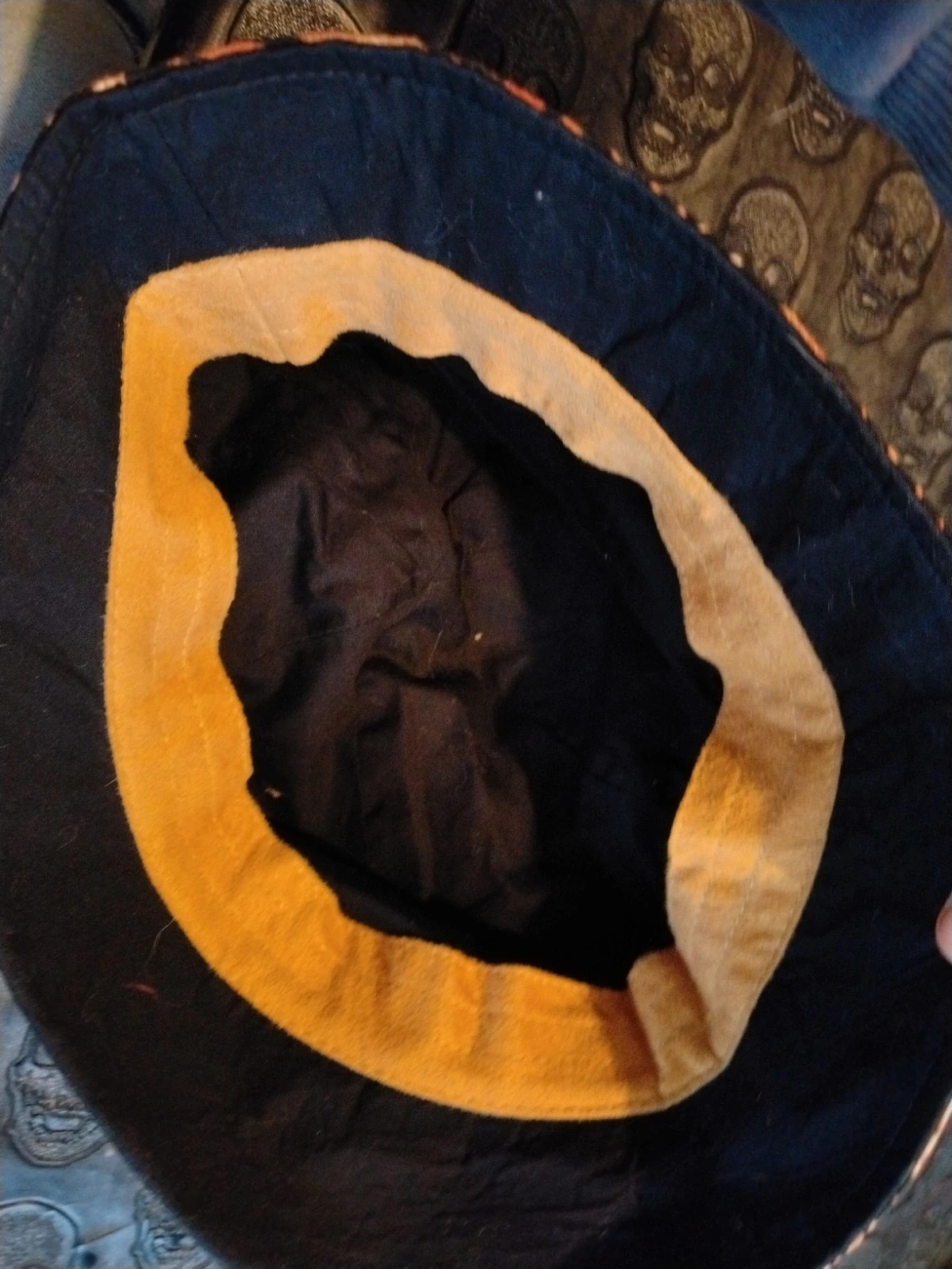 Béret bonnet bouffant imprimé tigre velours satiné – Naraya – taille Taille unique 4