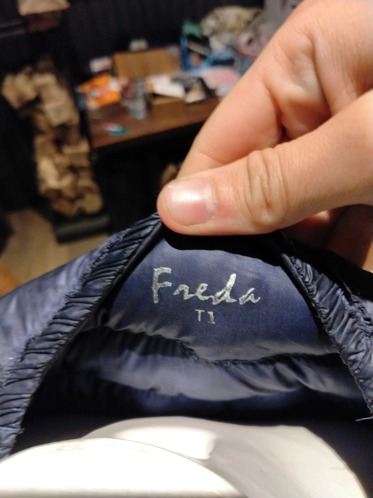 Veste doudoune fine style light marine Freda – Freda – taille S / 36 / 8 3